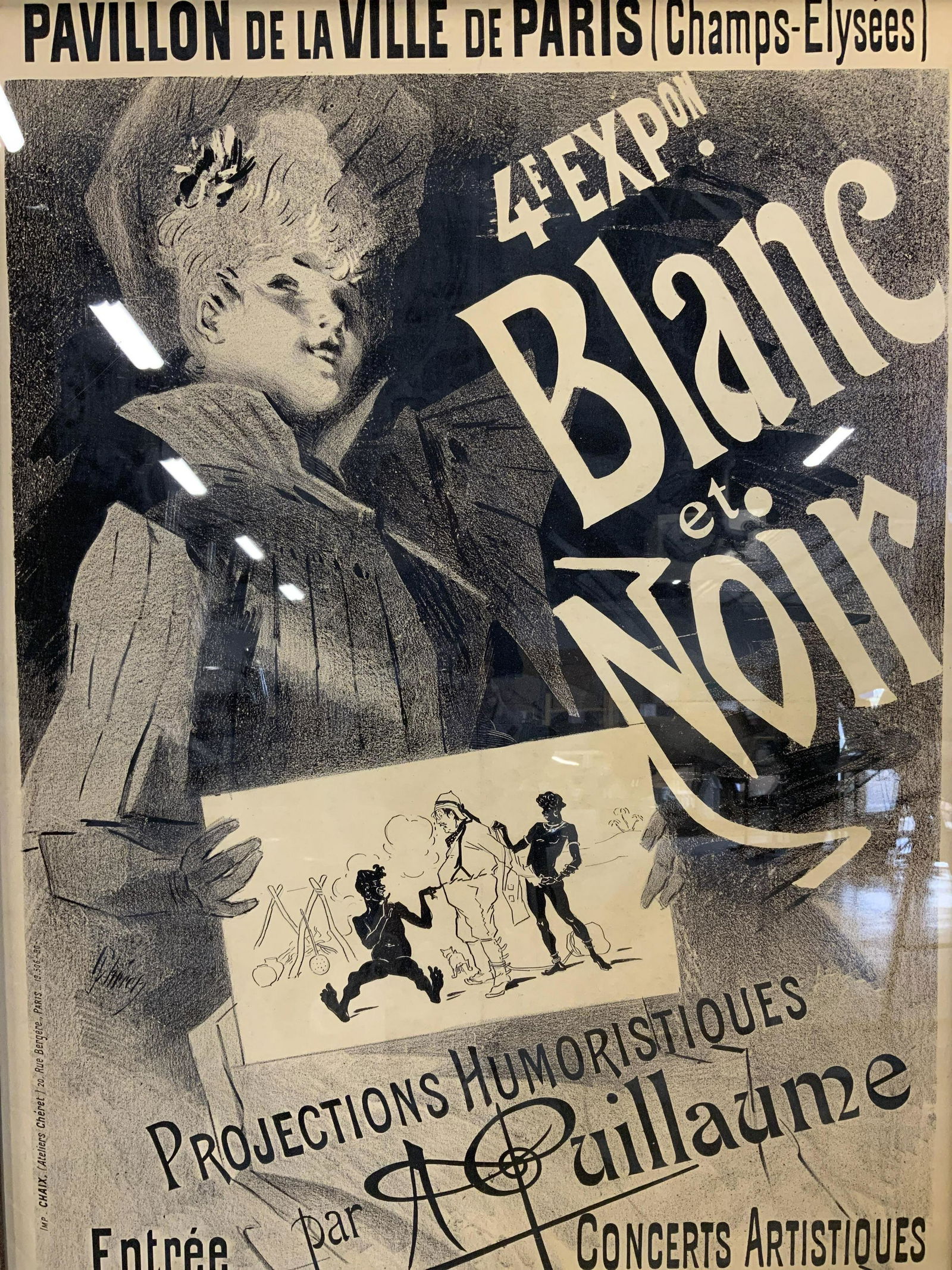 XL JULES CHERET Blanc et noir Lithograph 1890 (1 of 15)
