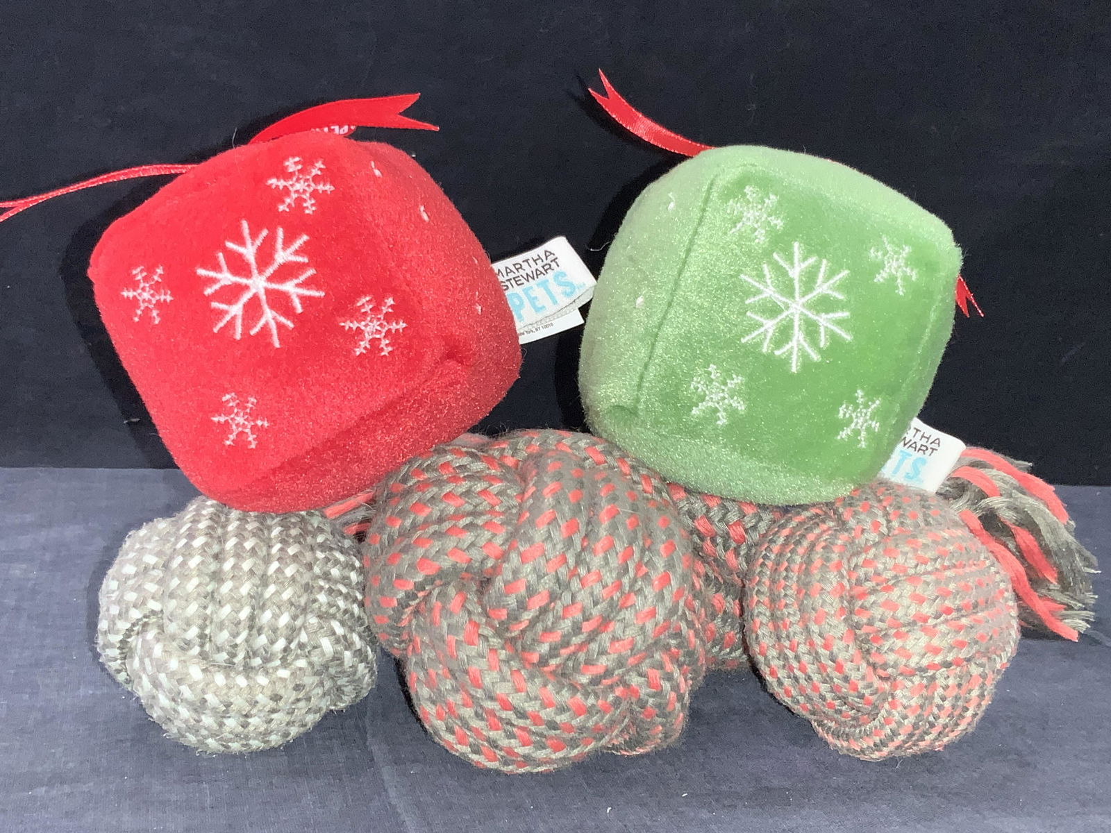 5 Dog Toys Rope Toys & Squeak Toys (1 of 7)