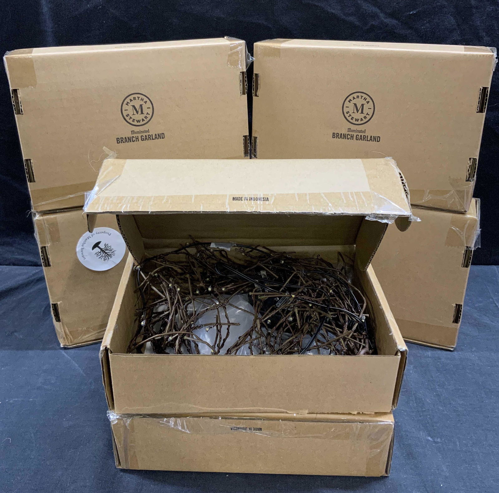 Martha Stewart Illuminated Branch Garland - 60 in (1 of 5)