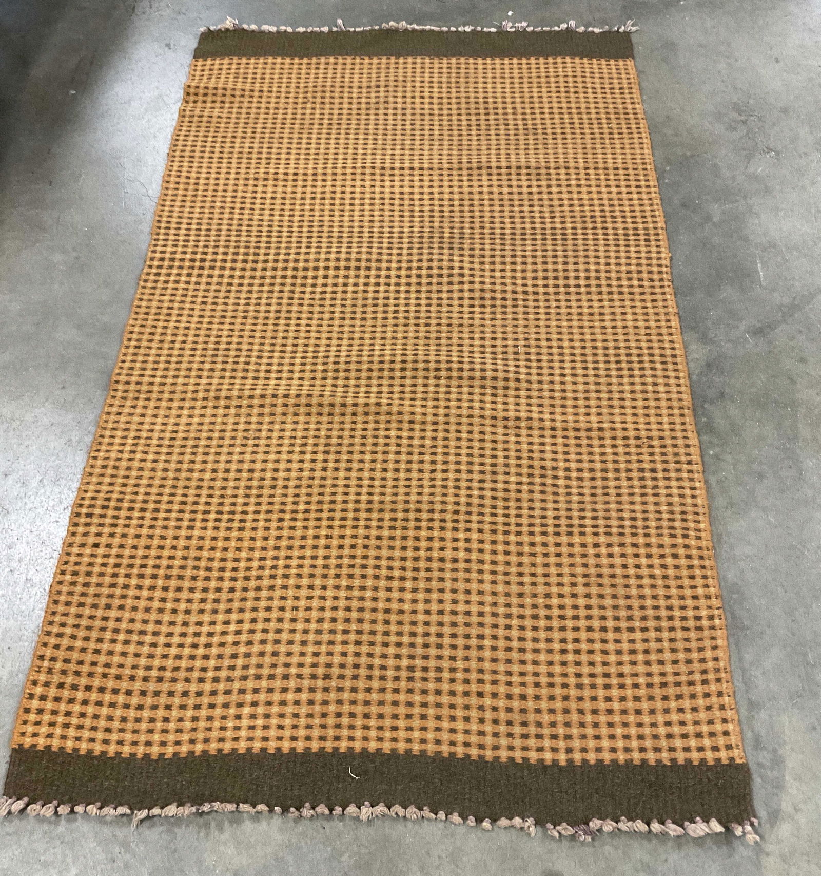 Hand Woven Patterned Wool Rug (1 of 10)