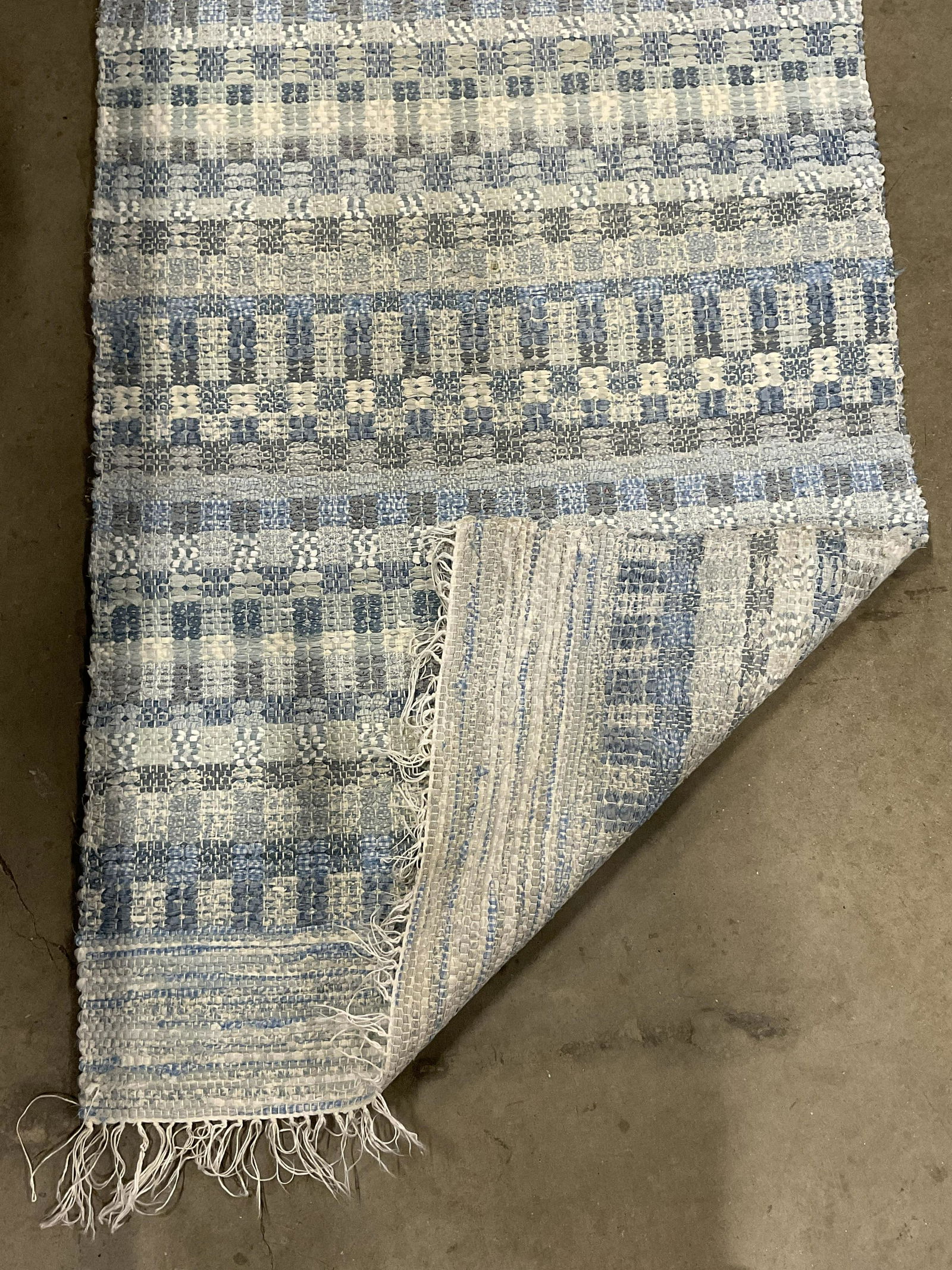 Blue Tones Hand Woven Runner (1 of 11)