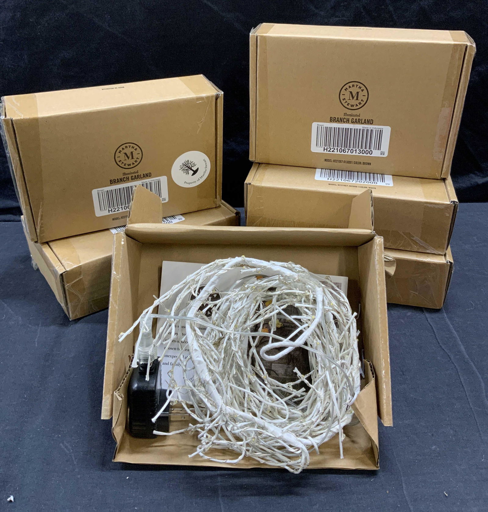 Group 6 Martha Stewart Illuminated Branch Garland (1 of 4)