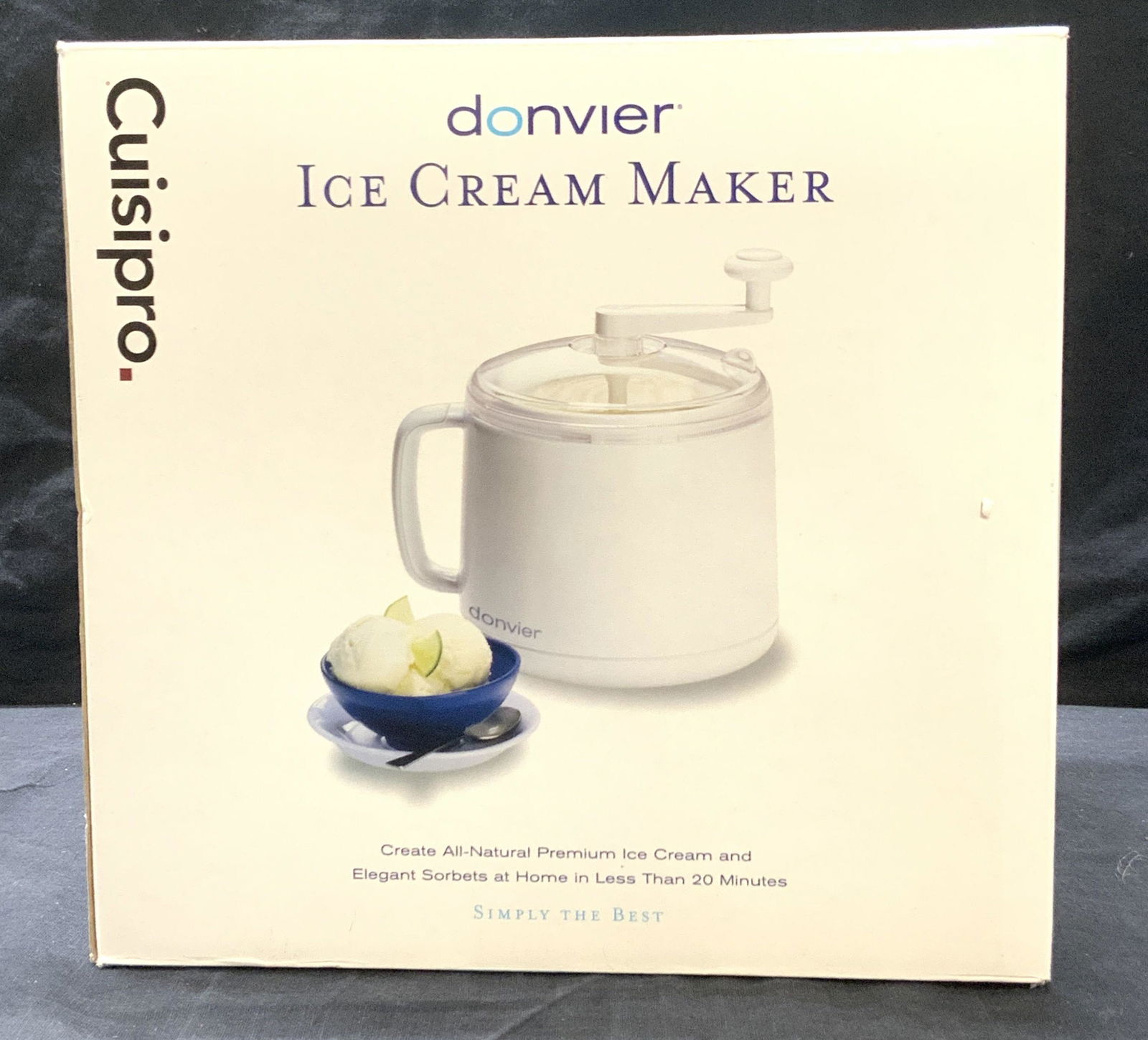 CUISIPRO Donvier Ice Cream Maker in Box (1 of 5)