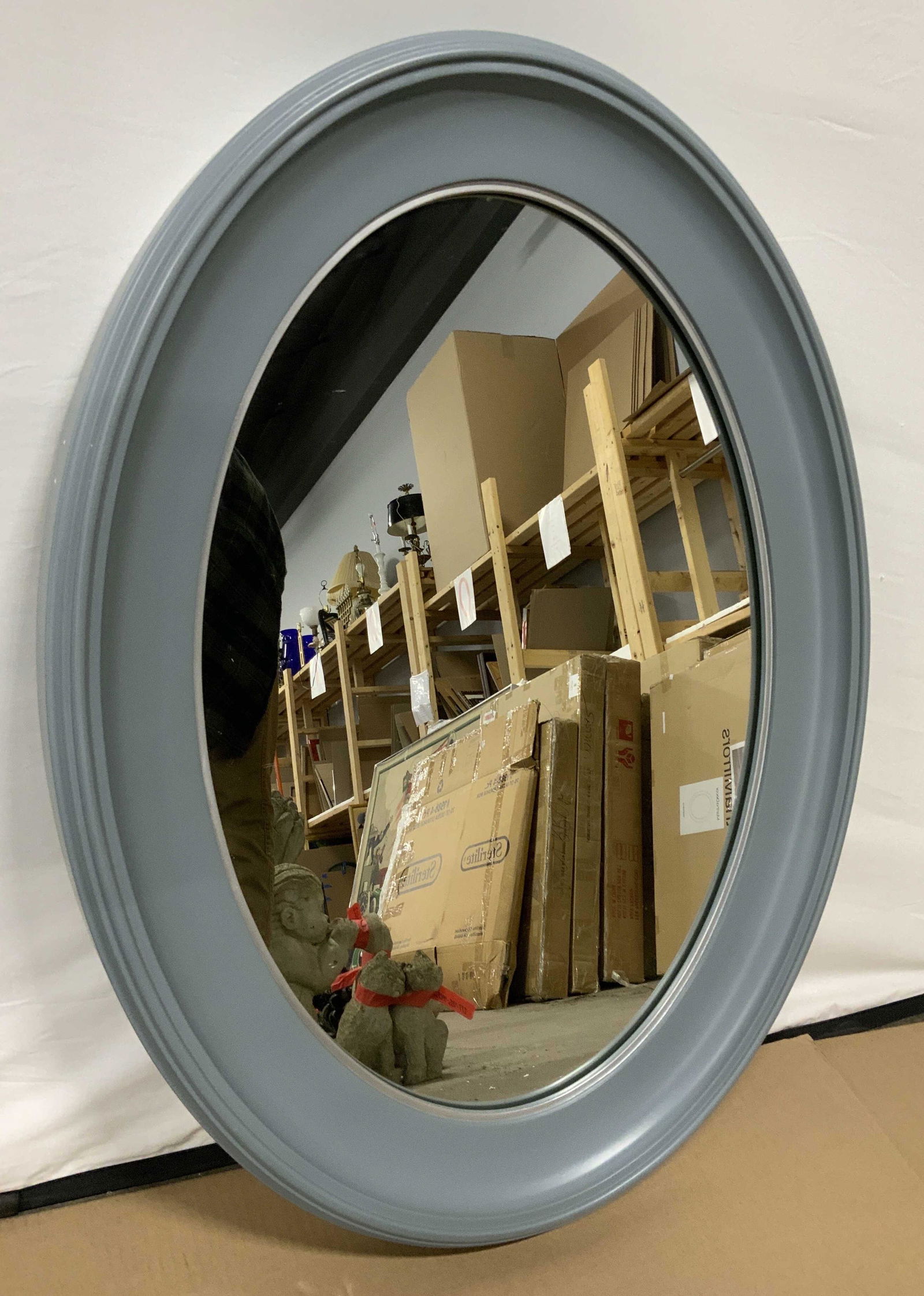 MARTHAMIRRORS Slate Toned Wall Mirror (1 of 7)