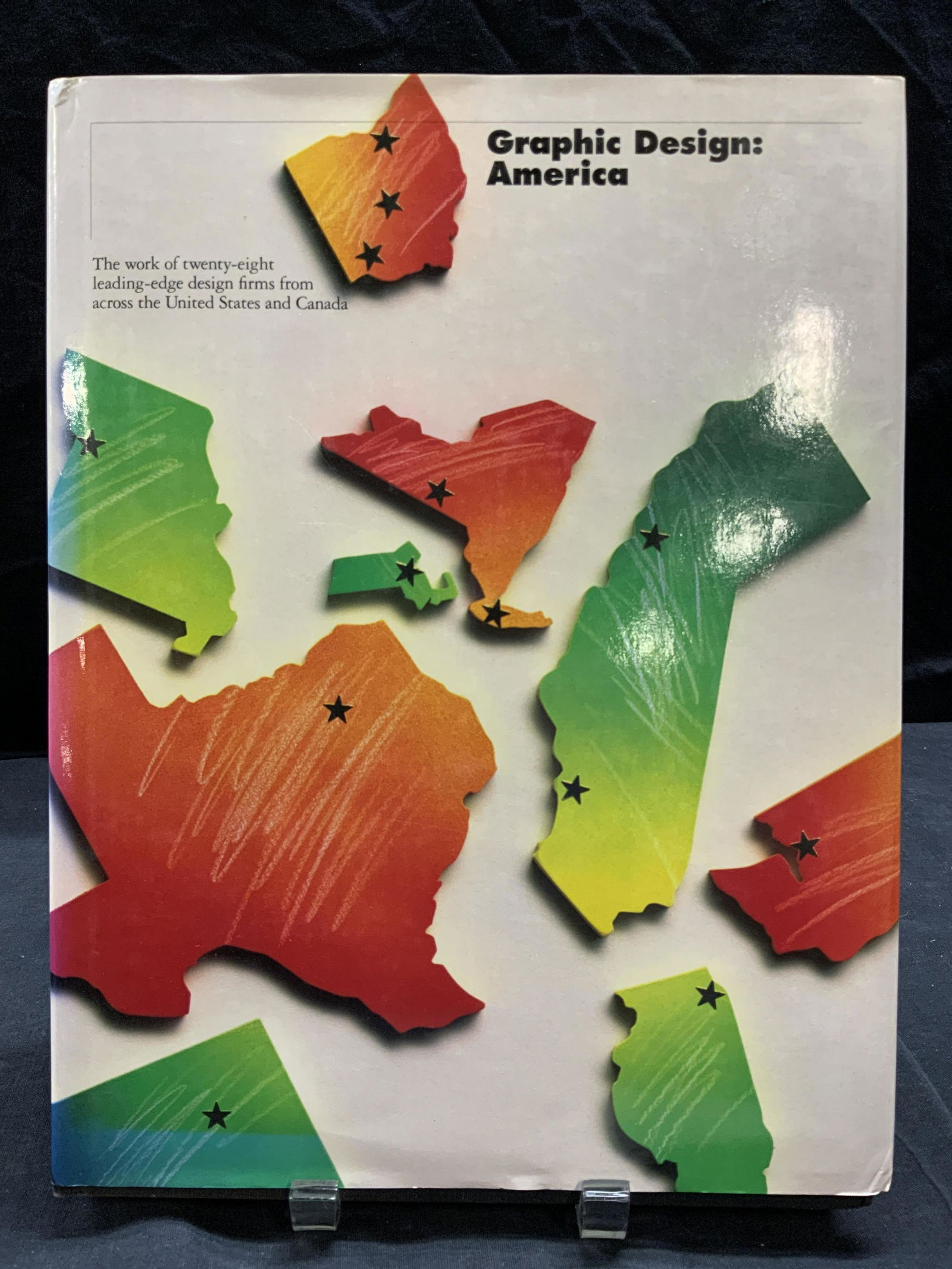 Graphic Design: America Hard Cover: Graphic Design: America Hard Cover, organized by DK Holland, Michael Beirut and William Drenttel, introduction by Stephen Heller, the work of twenty eight leading edge design firms from across the Uni