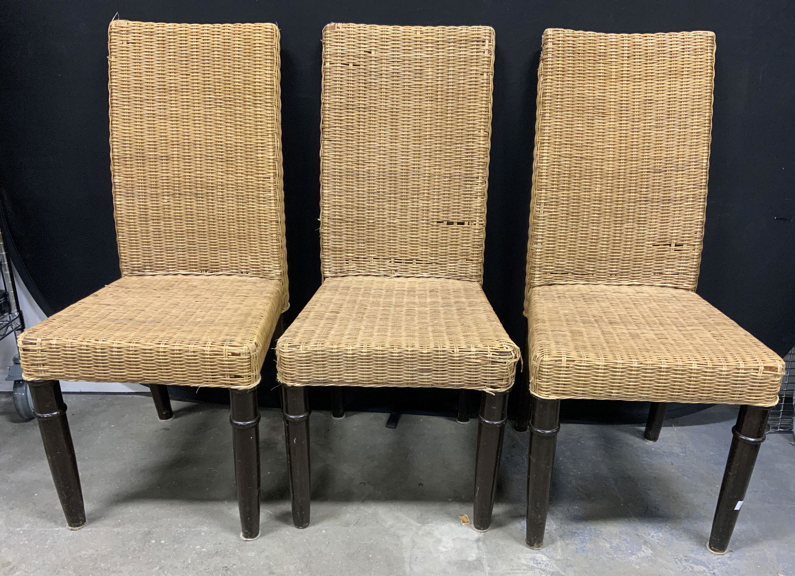 Set 6 Wicker Side Chairs (1 of 16)
