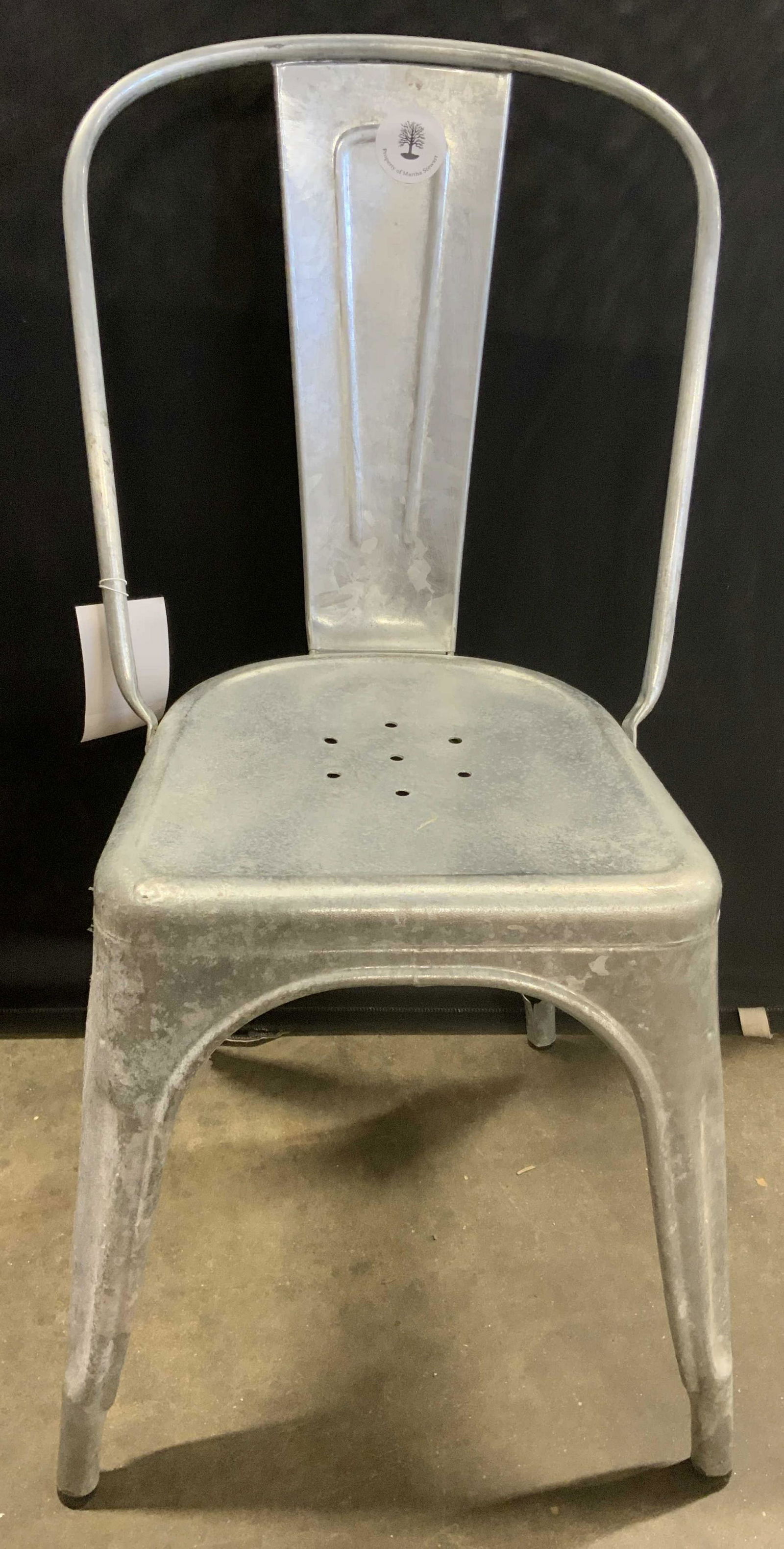 Vintage Metal Tolix Style Side/Desk Chair (1 of 20)