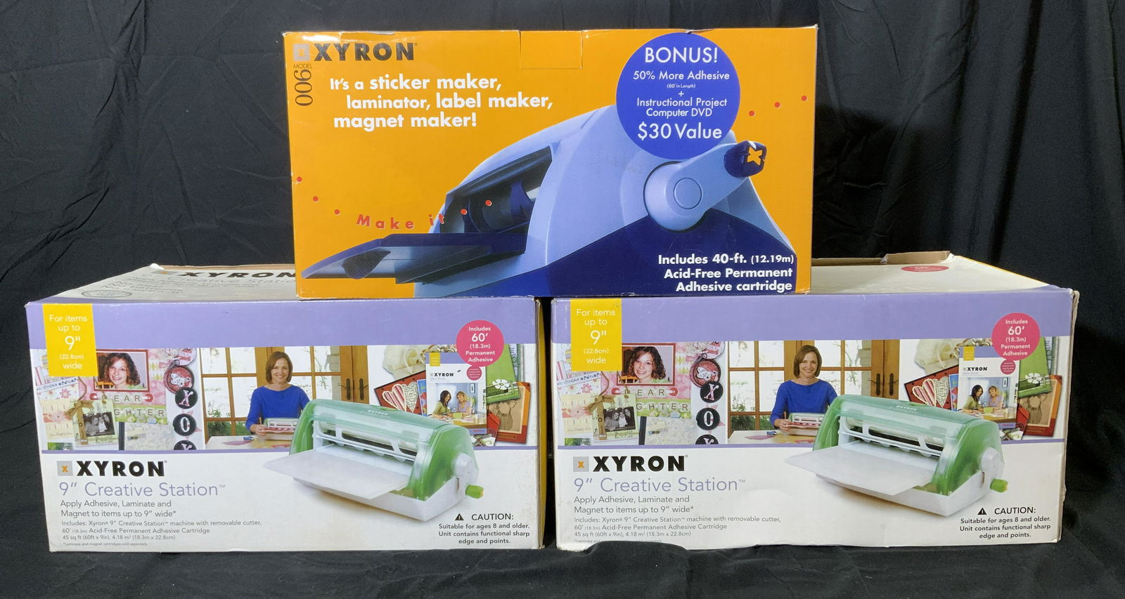 Lot 3 XYRON Creative Stations & Model 900 (1 of 8)