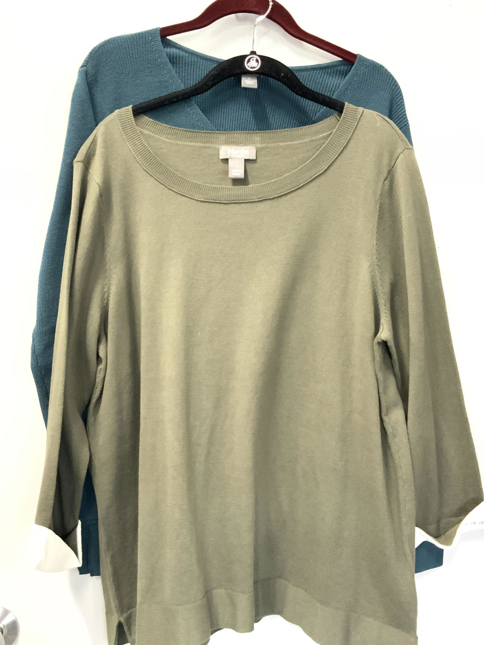 2 Martha Stewart Brand XL Cotton Sweaters (1 of 11)