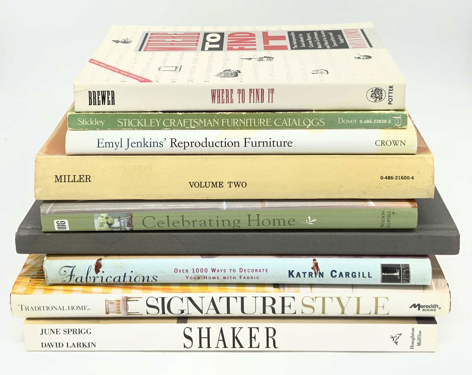 Lot of 9 Furniture & Interior Design Books (1 of 11)