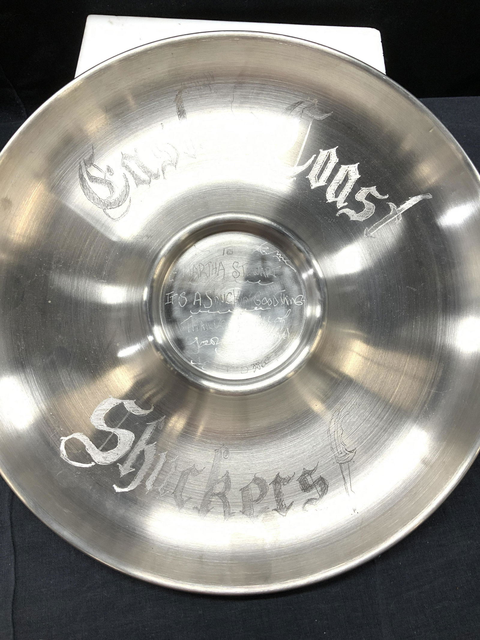 Signed to Martha Stewart Gourmet Oyster Tray (1 of 5)