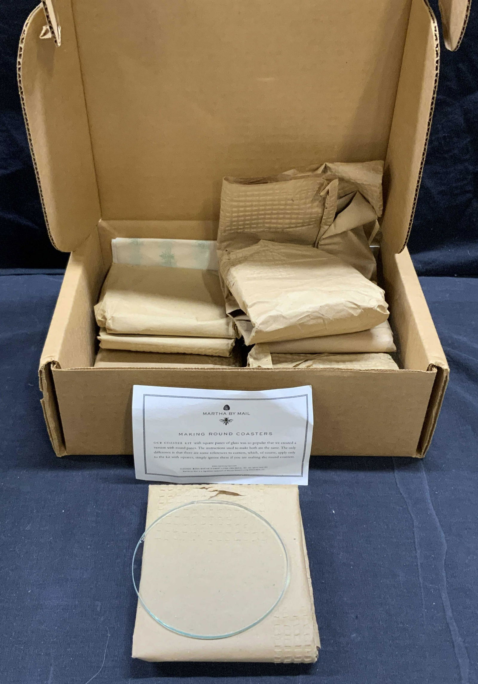 Martha By Mail Making Round Coasters (1 of 4)