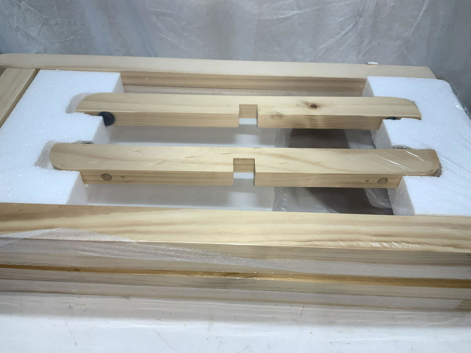 Pair Wooden Floor Stands, 28 in. Ht , new (1 of 5)