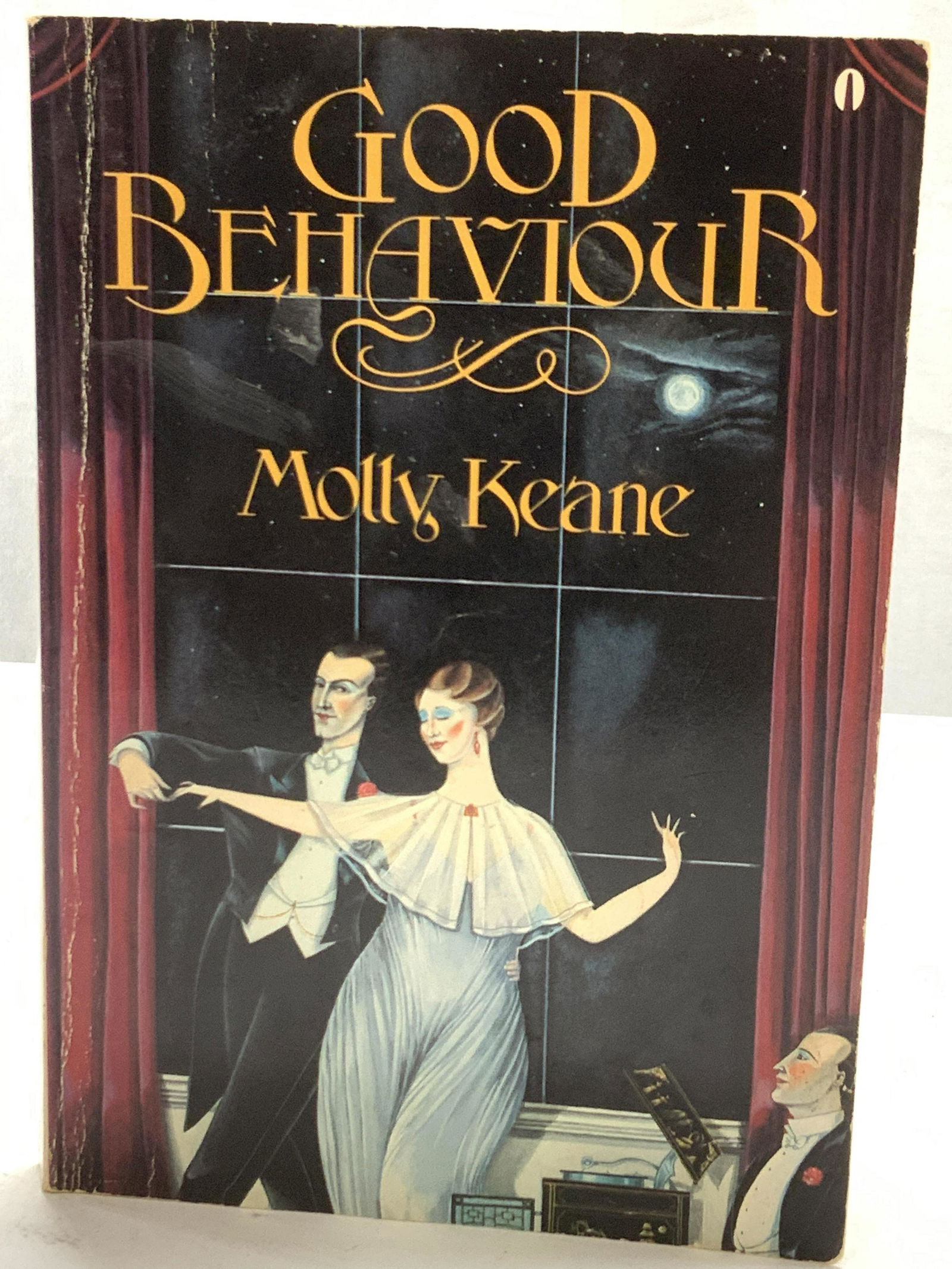 GOOD BEHAVIOR by Molly Keane, Book: GOOD BEHAVIOR by Molly Keane, Signed for Andy Stewart. Paperback EP Dutton Obelisk 1983 , Alfred Knopf Inc reprint. 7.5 x 5.25 in. Inscribed 9/10/86 Andy, I hope you enjoy the book! Best Wishes signat