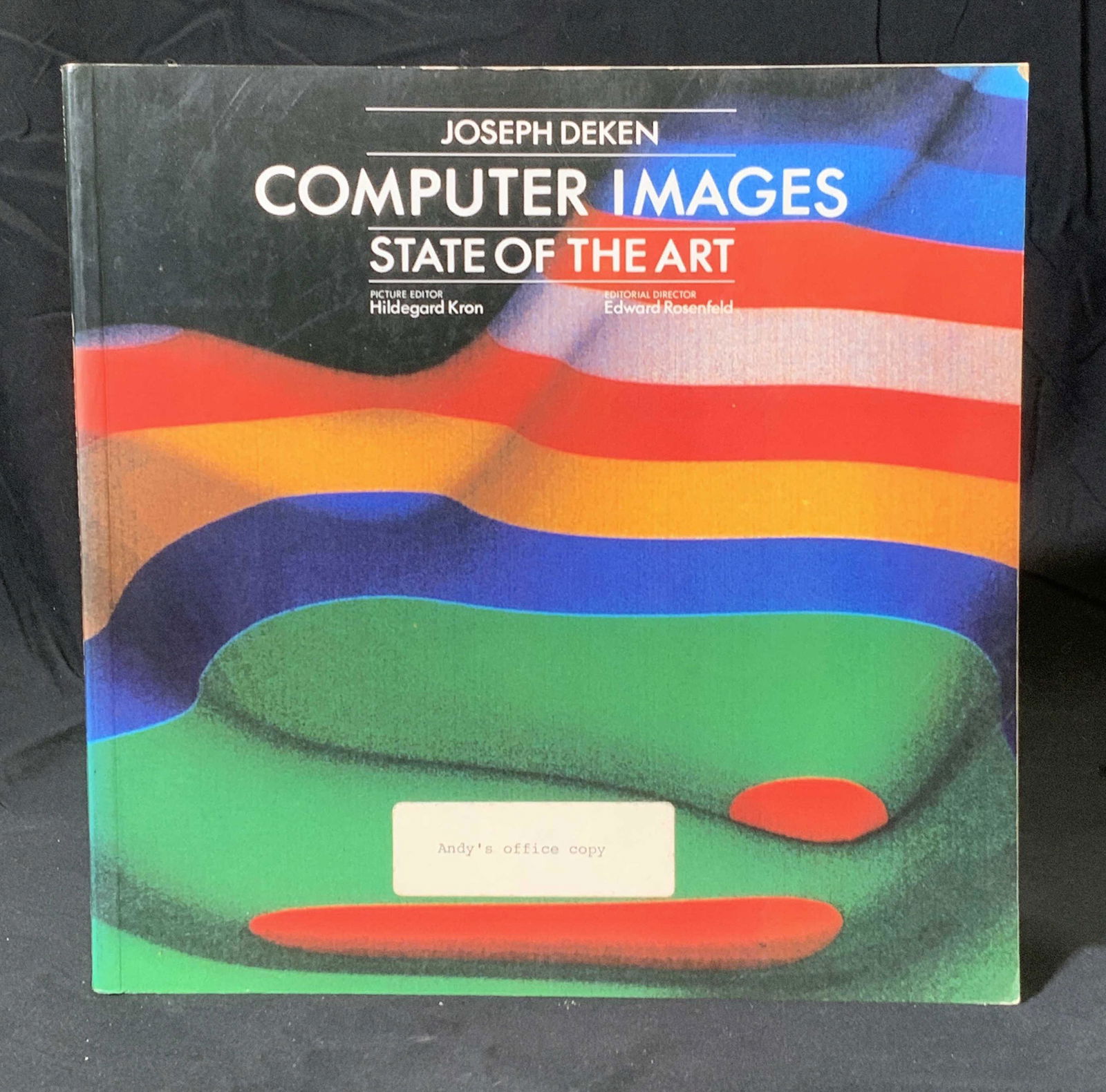 COMPUTER IMAGES Vtg Digital Art Book, Joseph Deken (1 of 5)