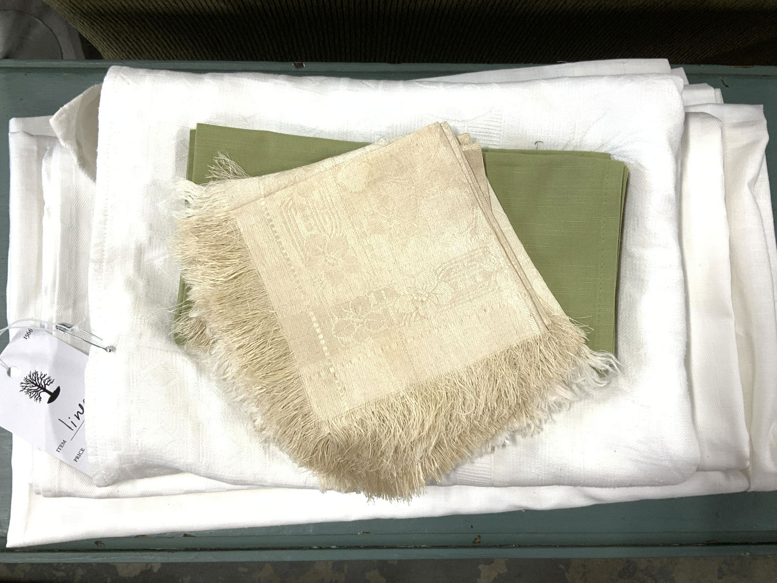 Lot 13 Vintage Home Linens, Drape, Tablecloths (1 of 10)