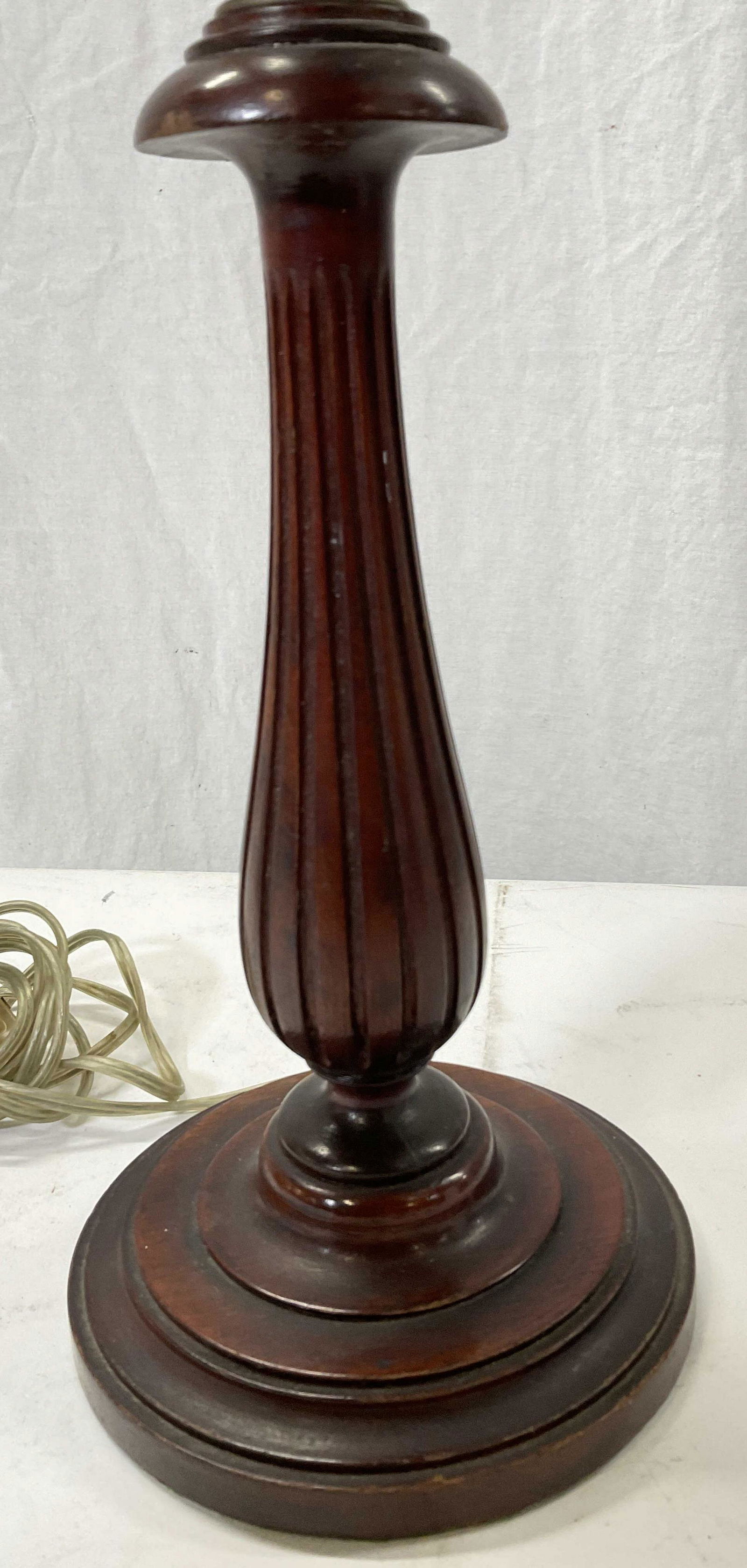 Wooden Table Lamp, USA (1 of 7)