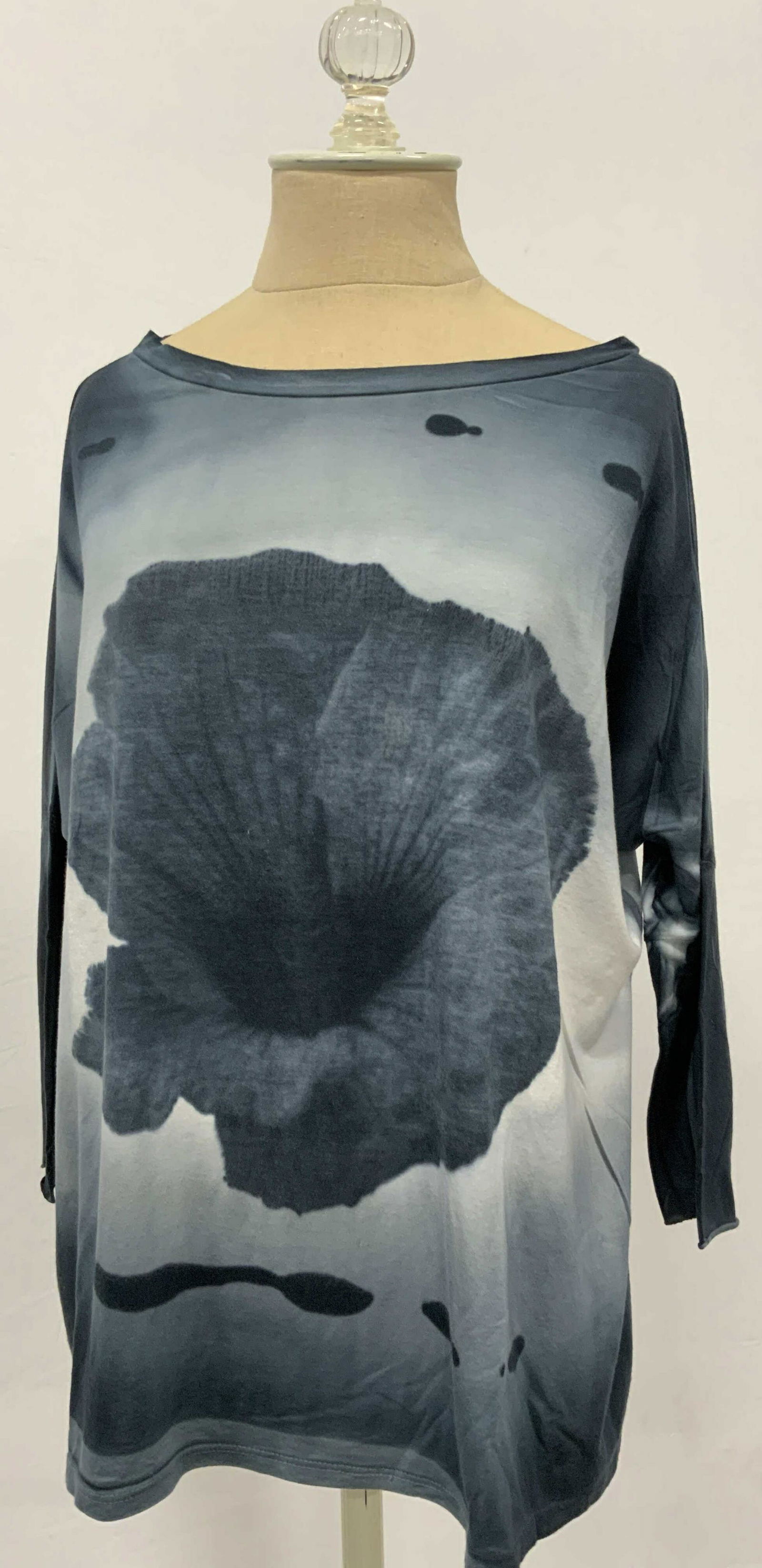 MC+CH MARIKA CHARLES Dyed 3/4 Sleeve Shirt (1 of 8)