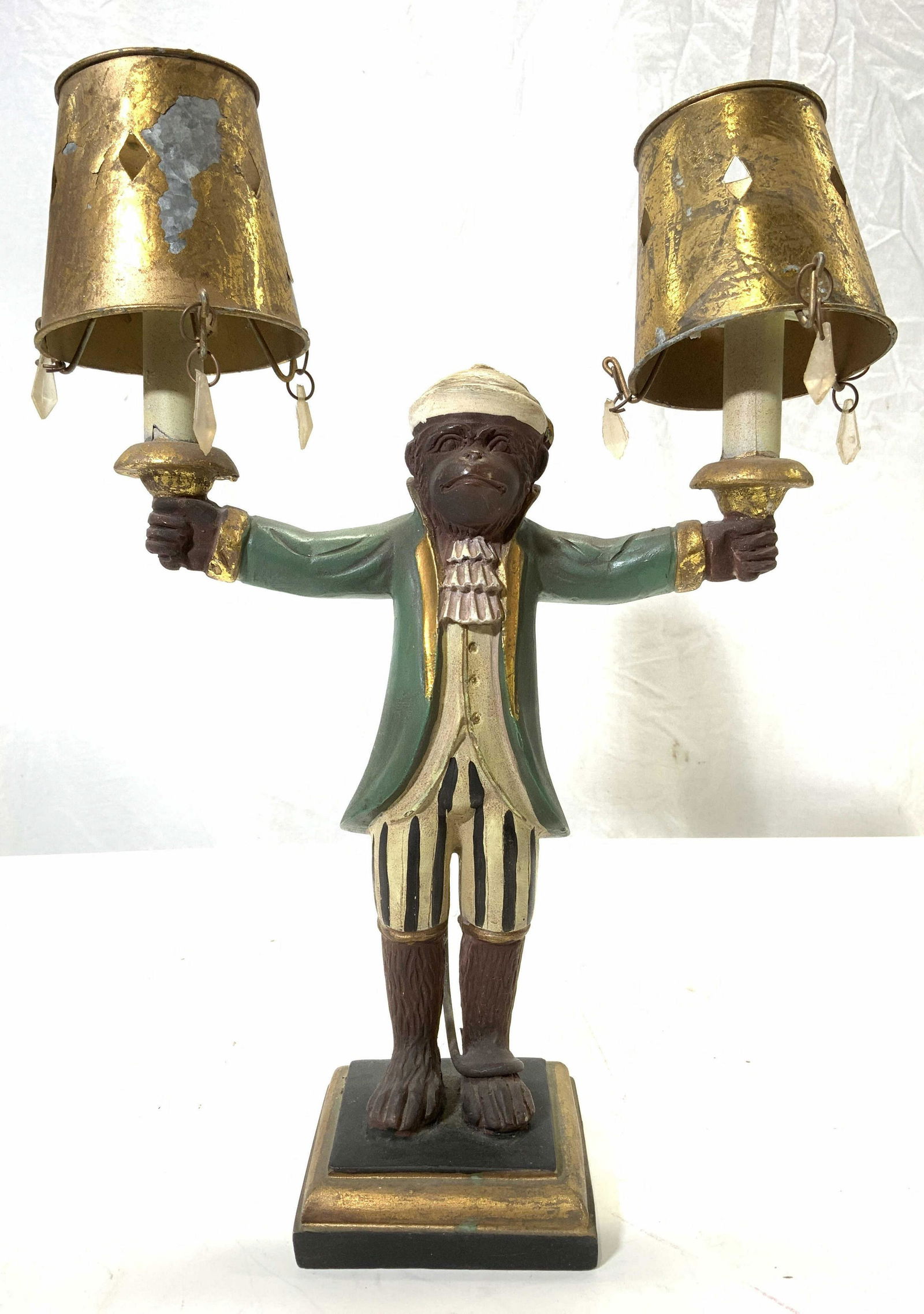 Vintage 2 Arm Monkey Candelabra (1 of 10)