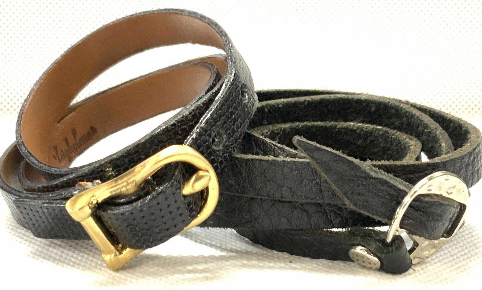 Leather Bracelets, Signed Leighalent, more (1 of 5)