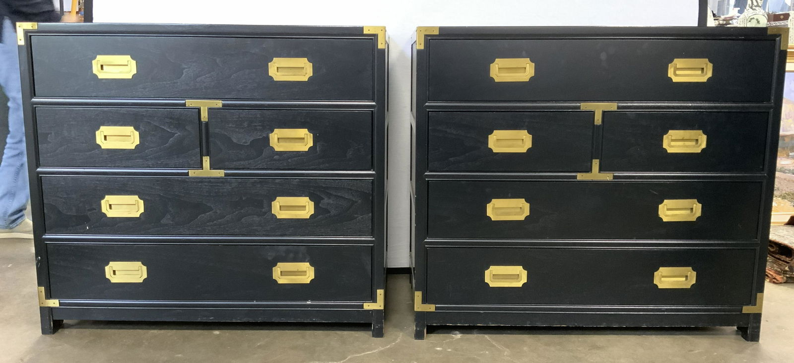BAKER FURNITURE Pair Vintage Dressers (1 of 10)