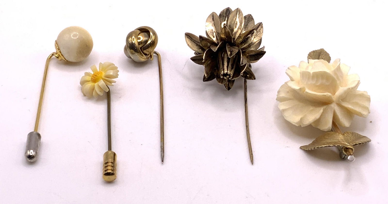 Assorted Vintage Brooches, Pins, Floral, More (1 of 9)