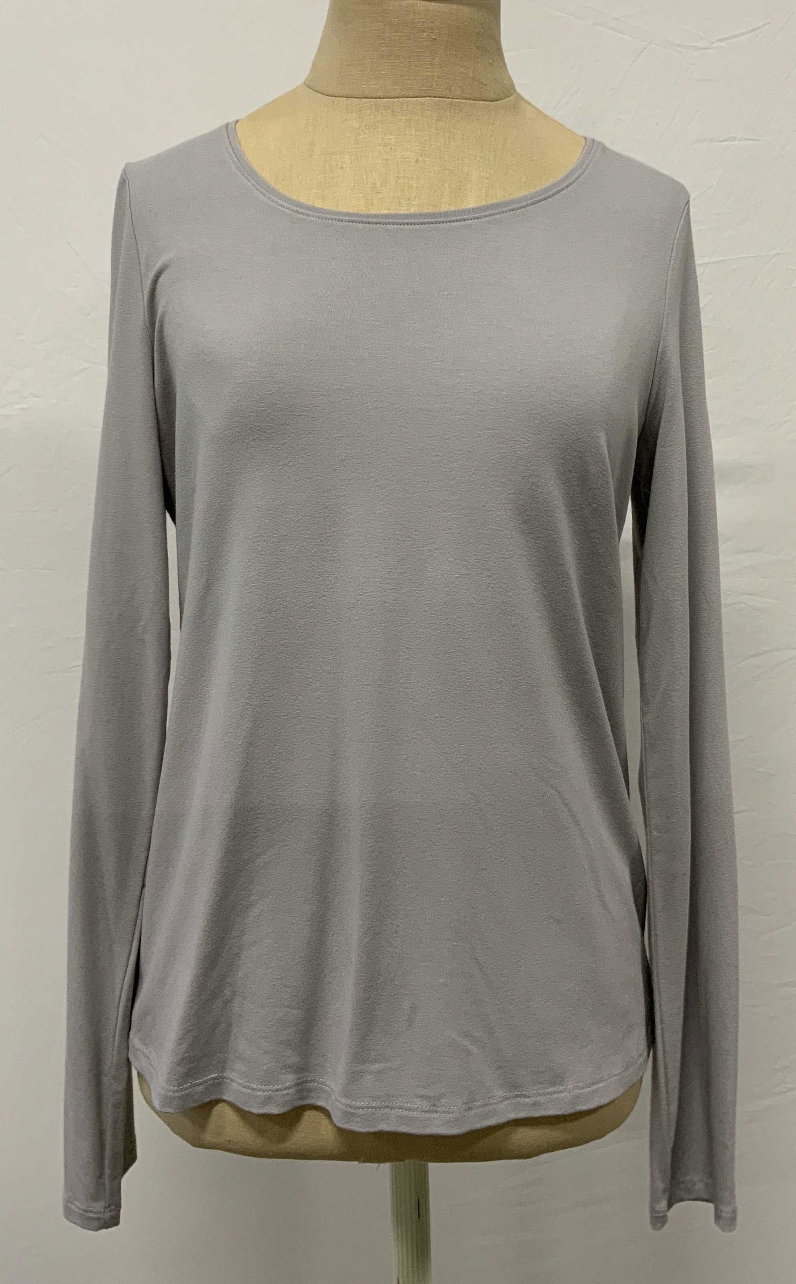 EILEEN FISCHER Long Sleeve Grey Shirt (1 of 7)