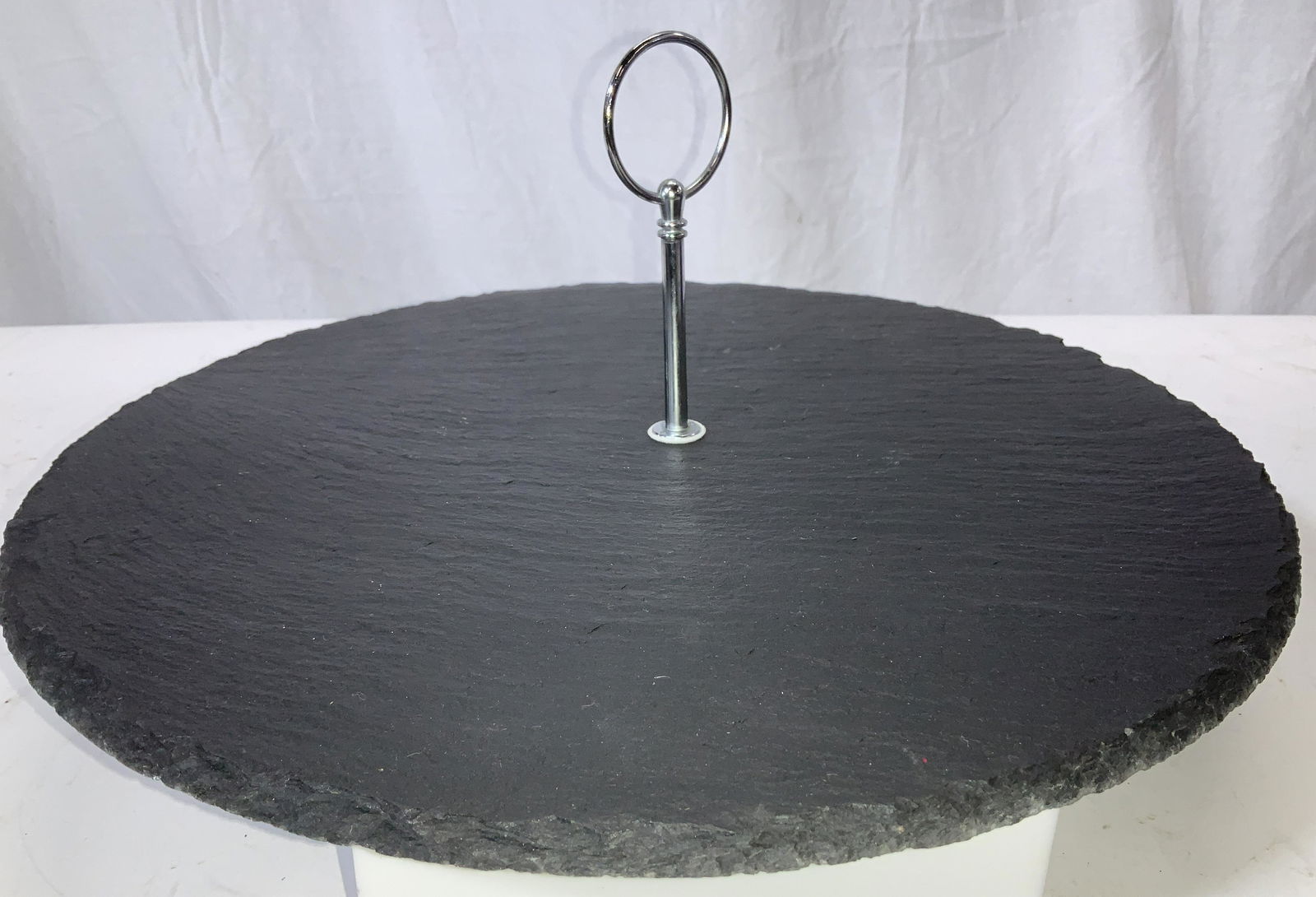 Slate Rock Style Serving Platter w Handle (1 of 5)