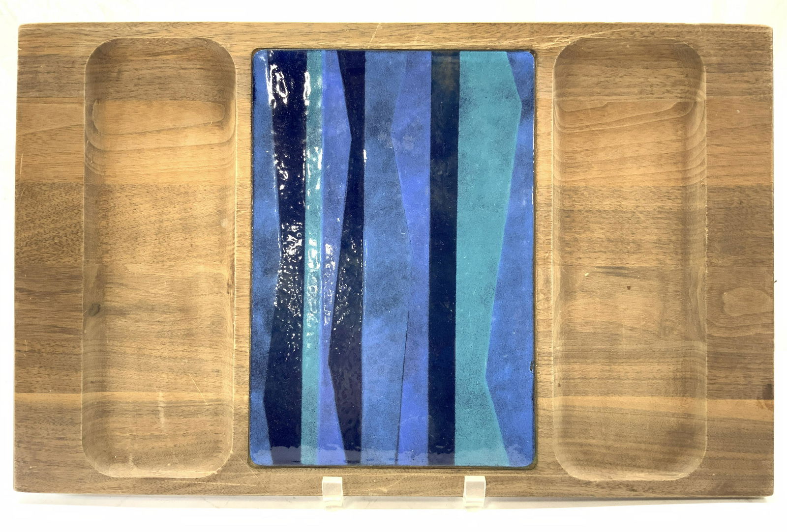 Vintage Wooden & Composite Cheese Platter (1 of 8)