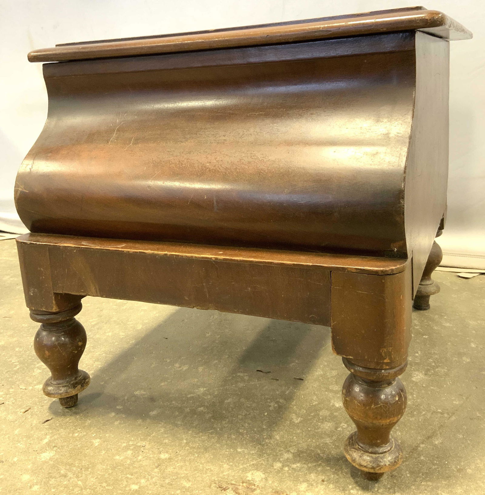 Vintage Wooden Bedside Step Stool Commode (1 of 9)