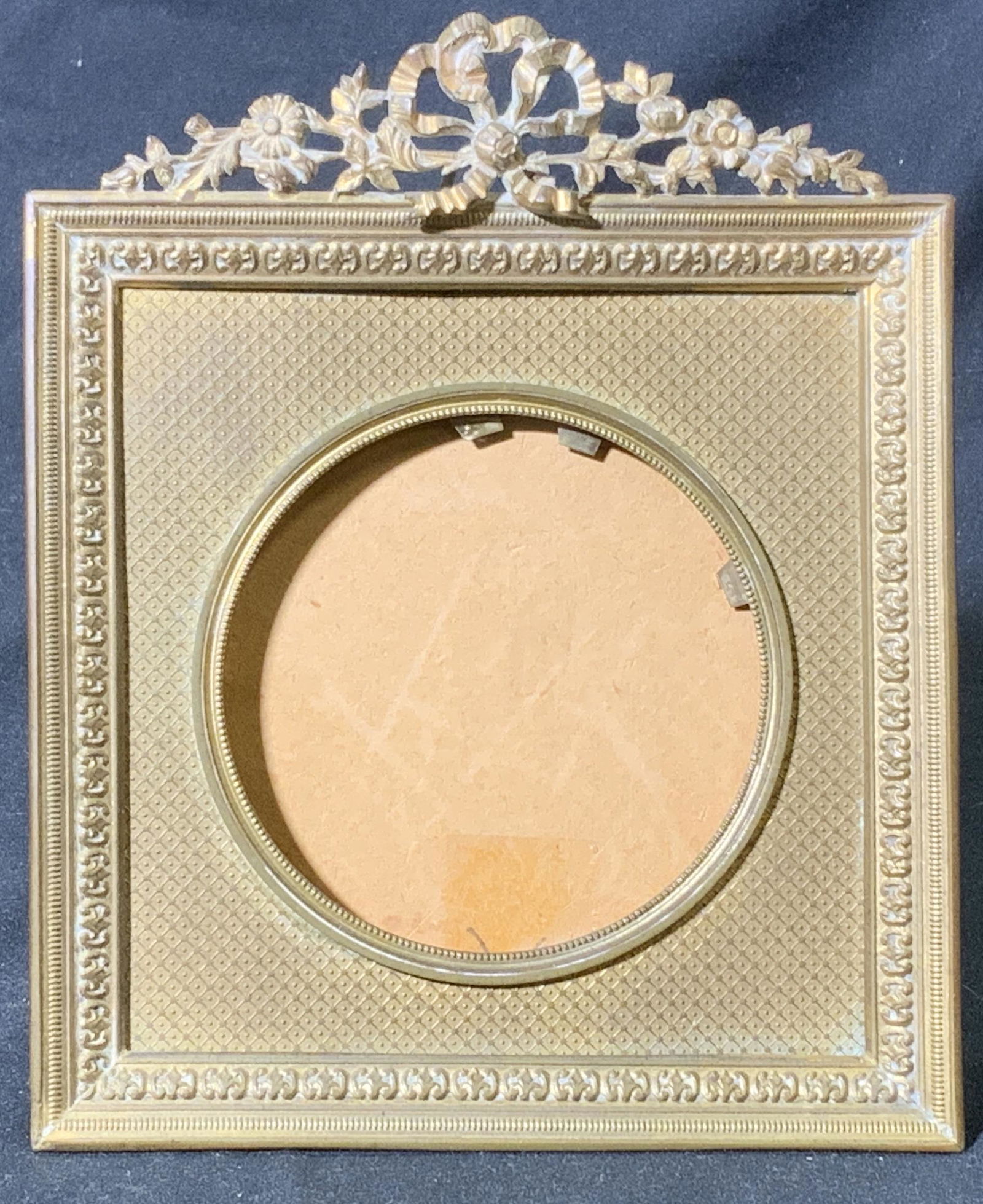Gold Tone Ornate Floral Small Standing Photo Frame (1 of 6)