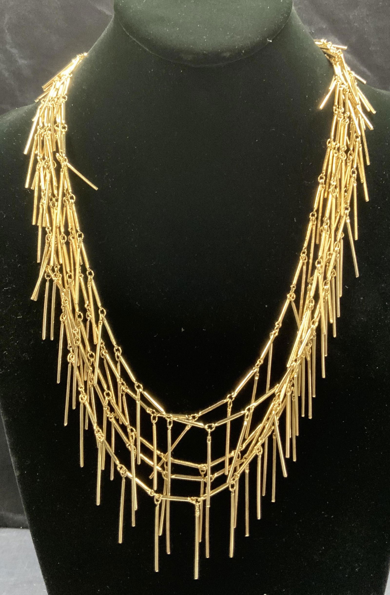 Art Deco Style Multi Strand Necklace (1 of 5)