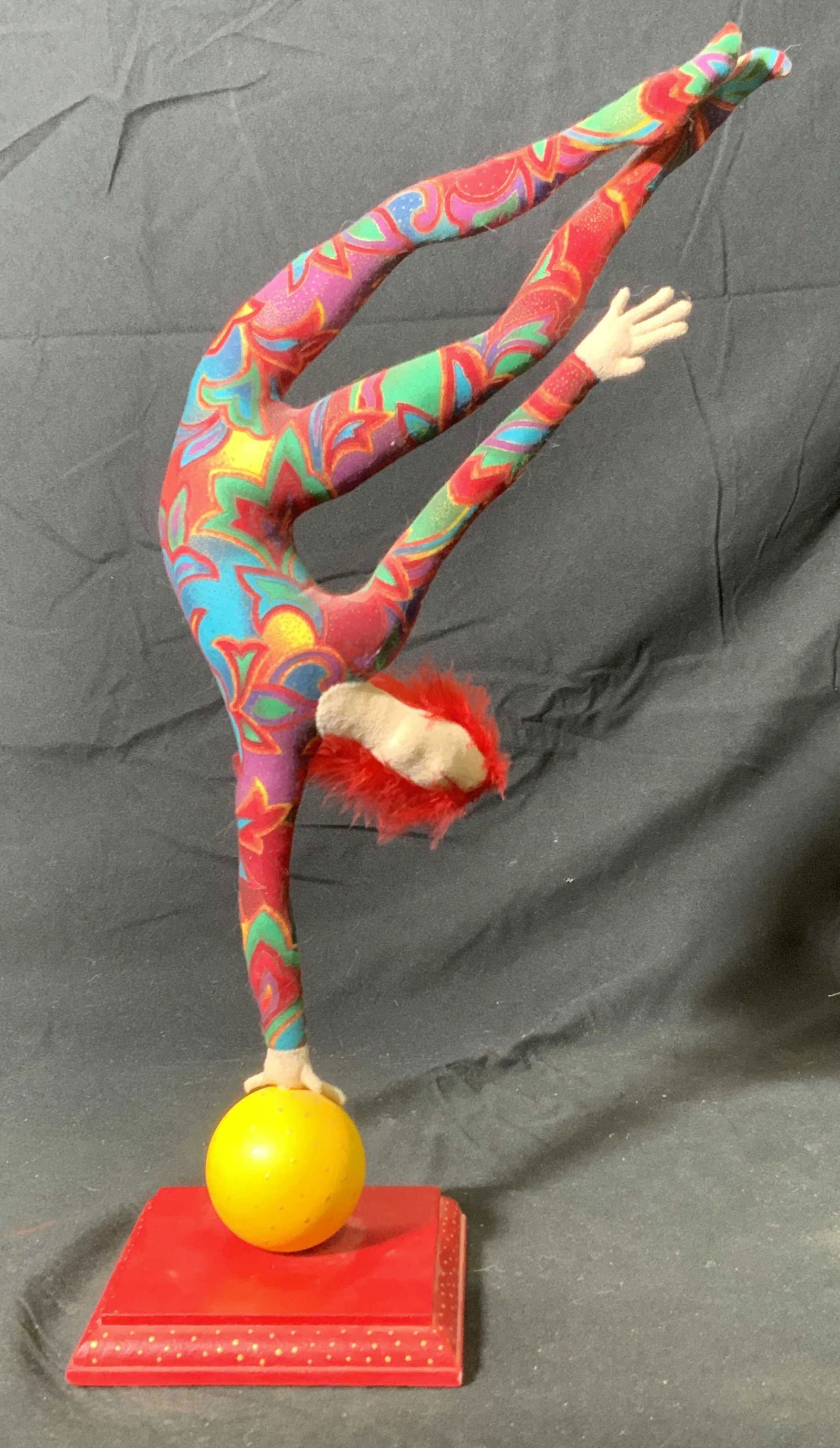 Vintage Signed Circus Performer Figural (1 of 6)
