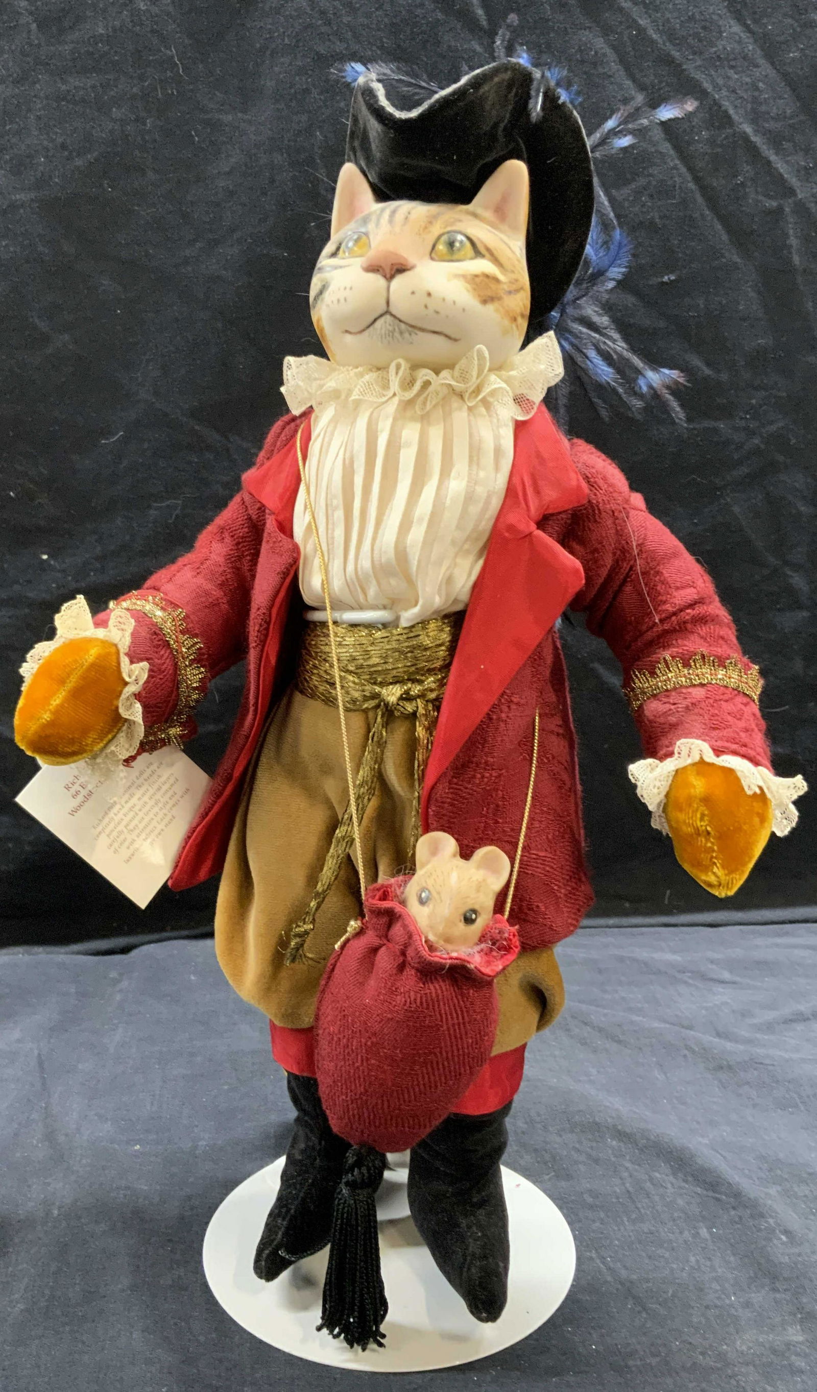 RICHARD ALAN Porcelain Bisque Puss in Boots Doll (1 of 8)