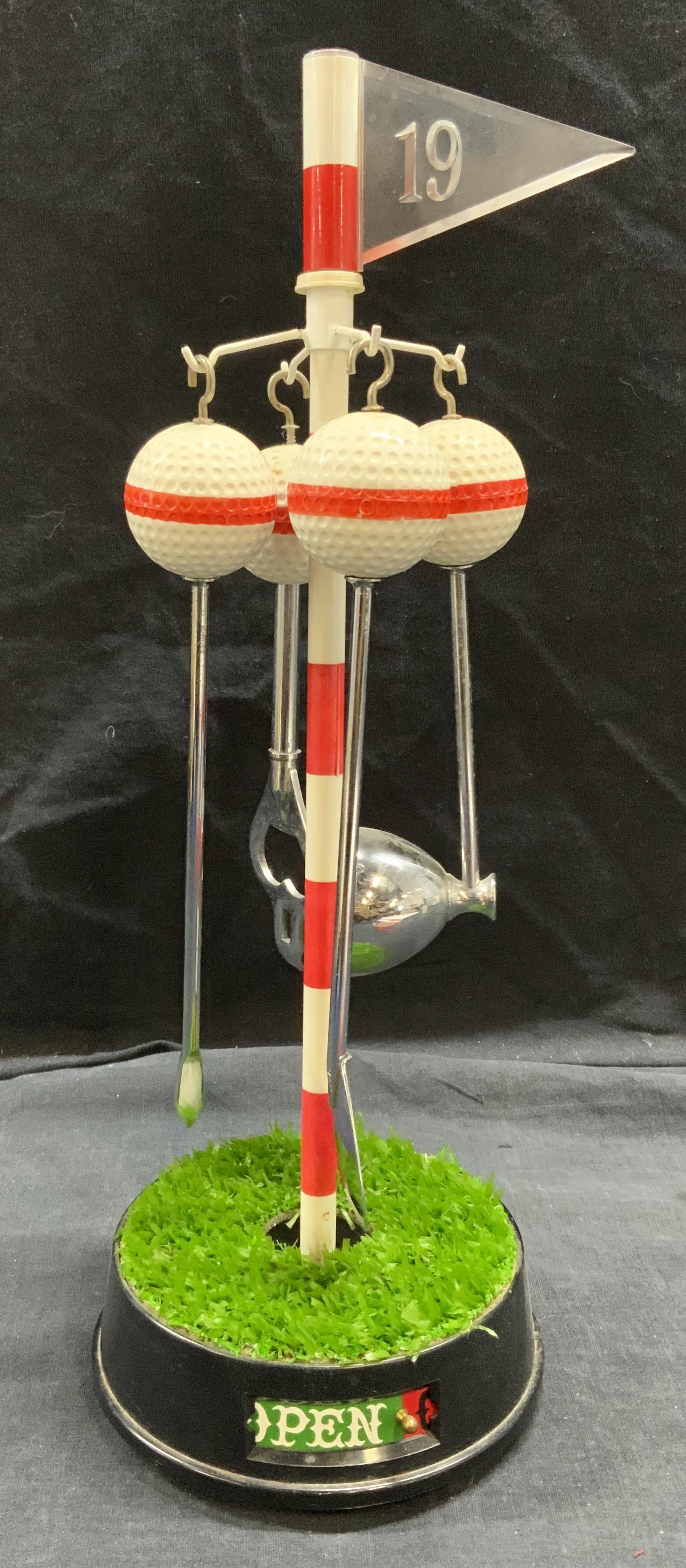 Golf Ball Motif Bar Utensil Set (1 of 4)