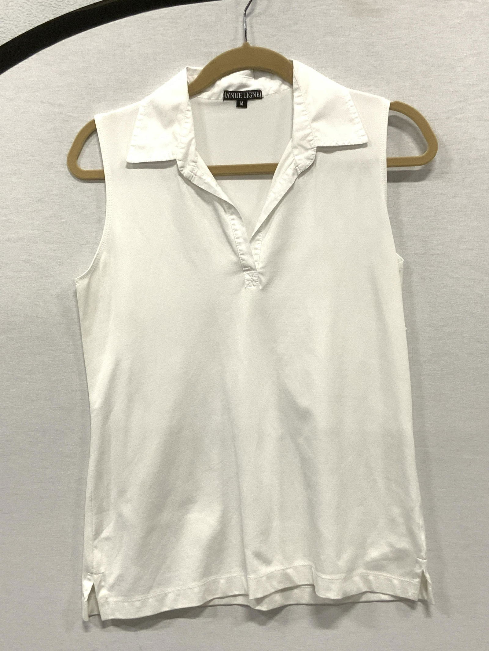A NUE LIGNE White Collared Blouse, USA (1 of 4)