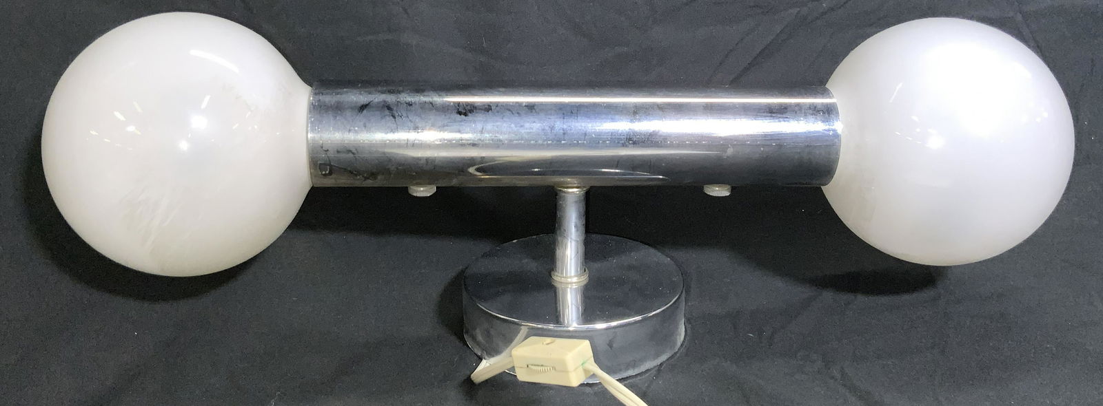 Vintage MCM Tubular Double Globe Wall Sconce (1 of 10)