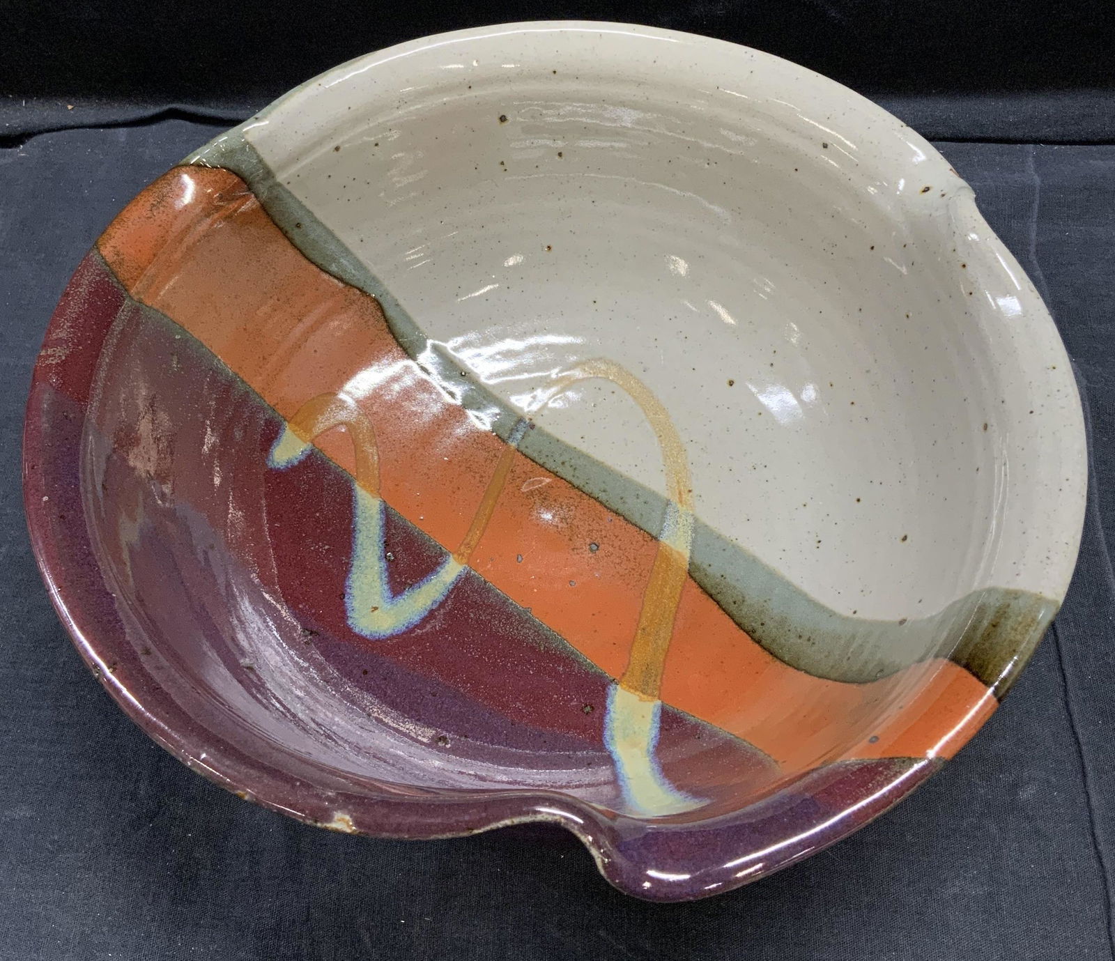 HANS Signed Ceramic Bowl (1 of 6)