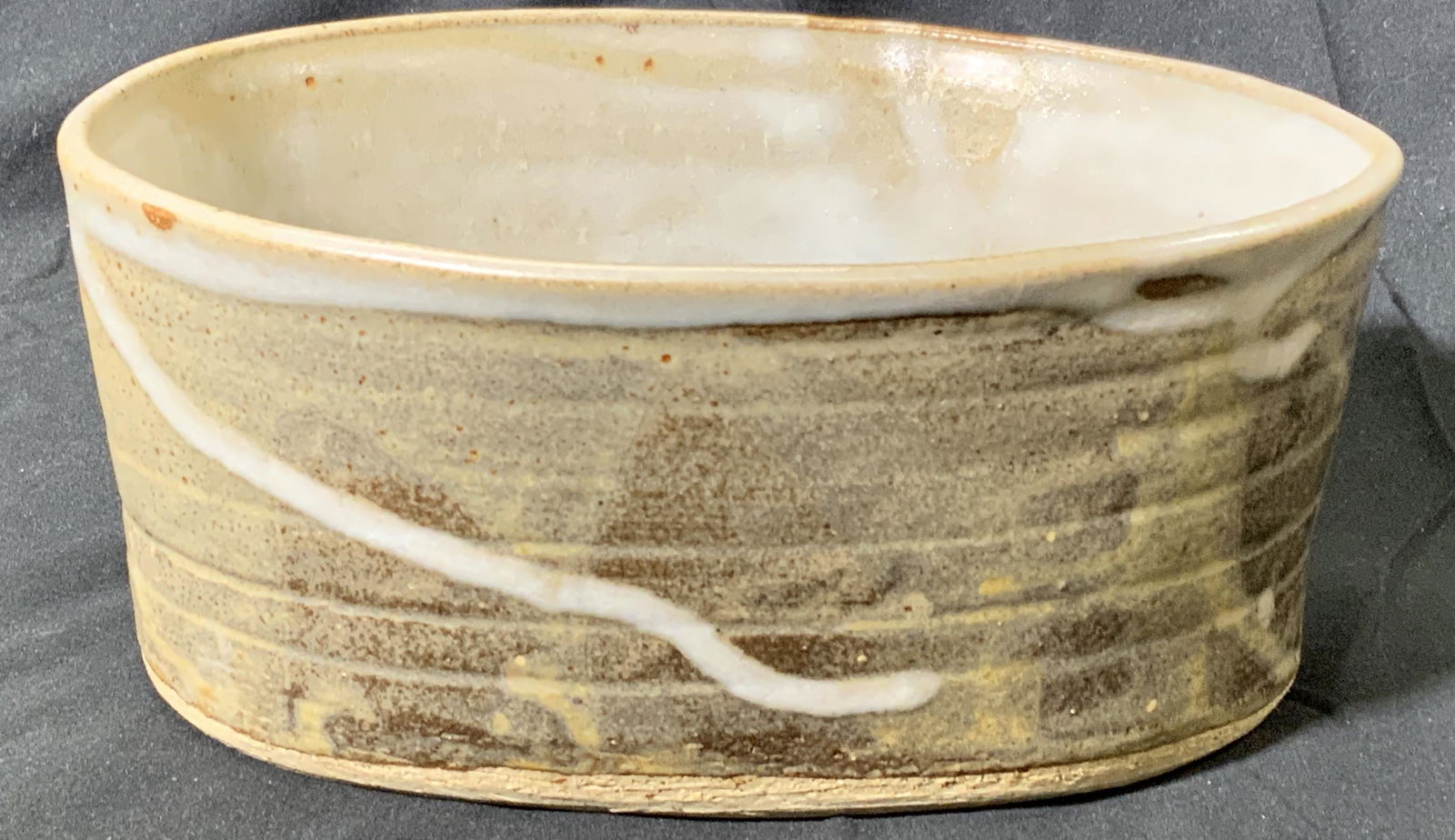 Vintage Signed Handmade Ceramic Vessel (1 of 6)