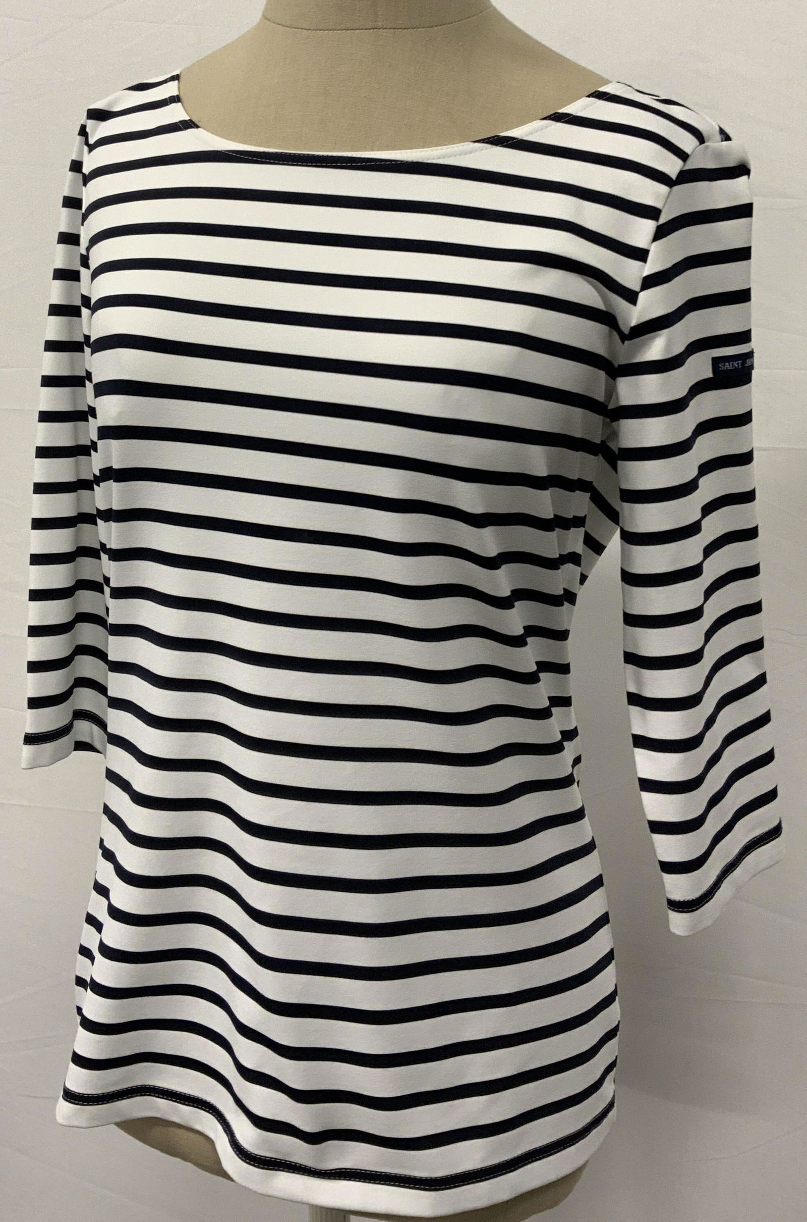 SAINT JAMES 3/4 Length Stripped Long Sleeve FRANCE (1 of 10)