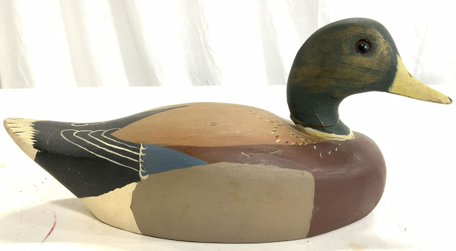 Vintage Hand Painted Wooden Duck Decoy (1 of 7)