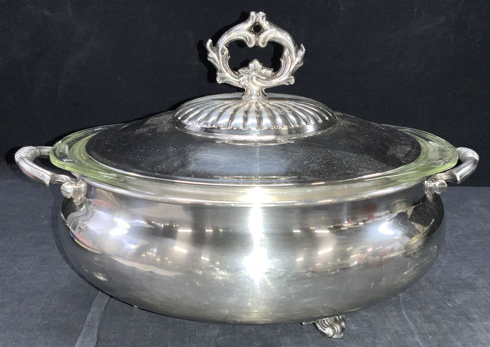 Pyrex & Crosby Silver Plated Servingware (1 of 7)