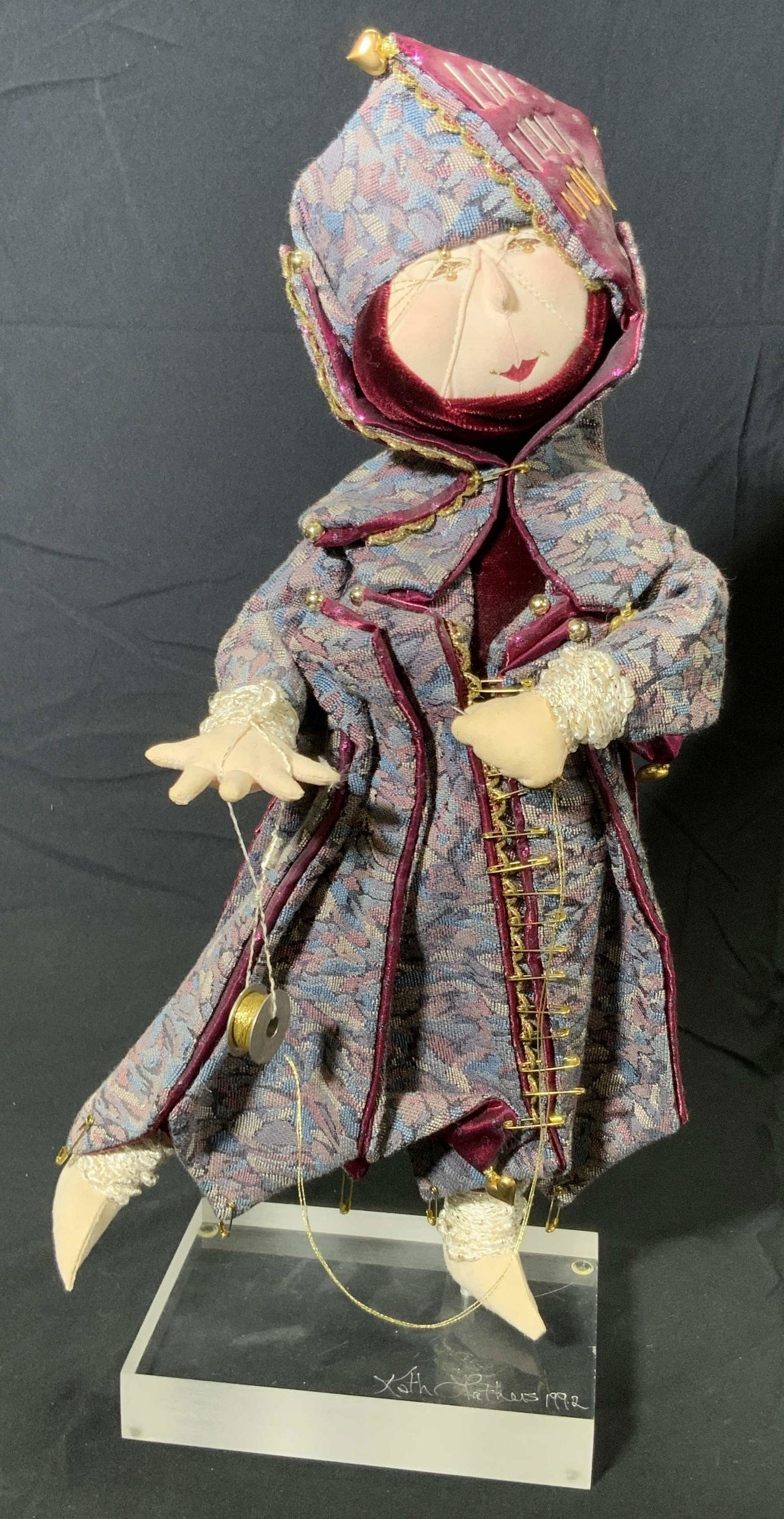 KATH LATHERS Vtg Handcrafted Seamstress Doll (1 of 11)