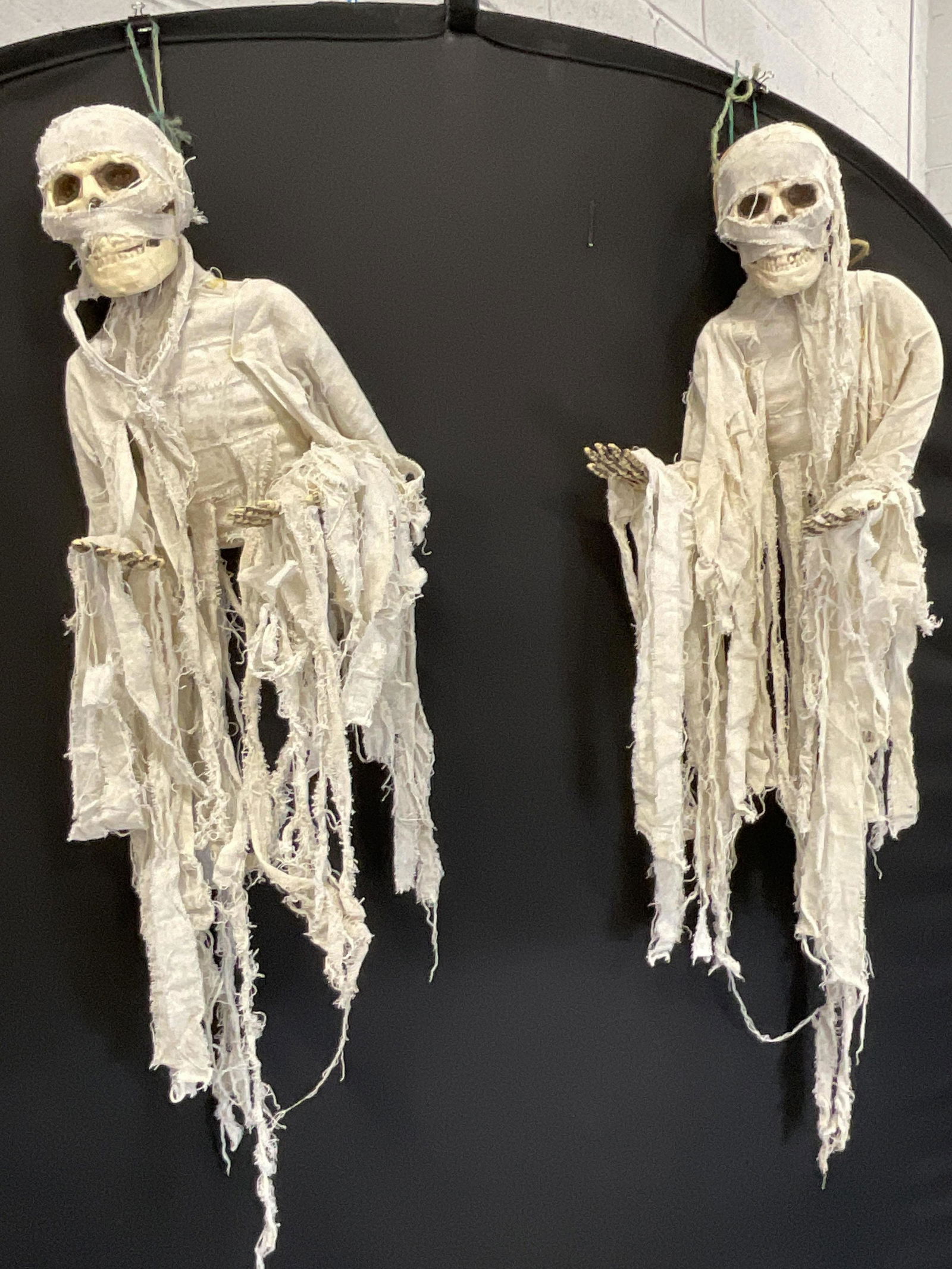 Lot 2 Skeleton Mummy Halloween Decor (1 of 6)