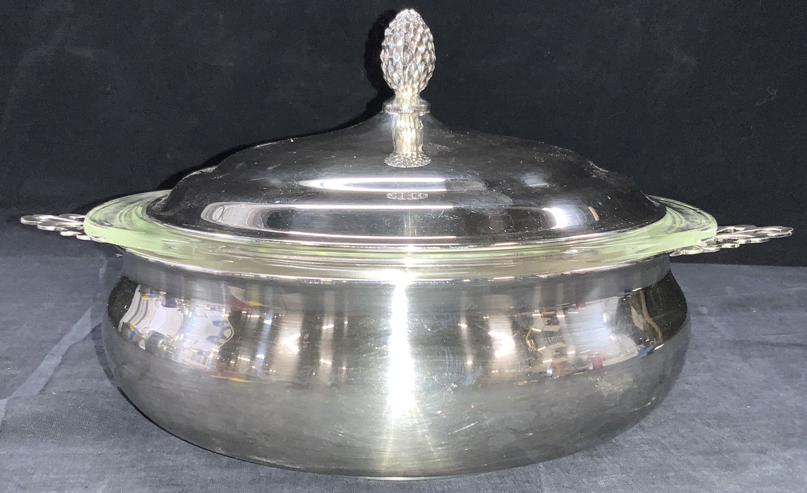 PYREX & Sheffield Silver Co. Plated Cookware (1 of 7)