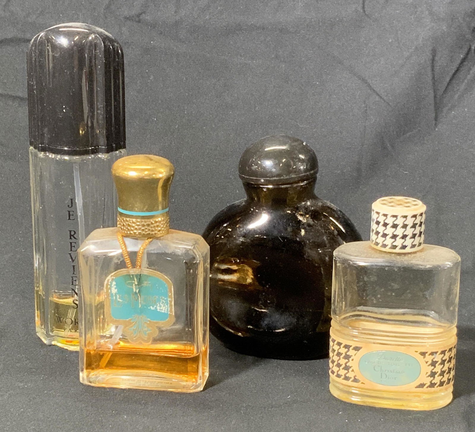 Lot 4 Vintage Perfume, Cologne Bottles, DIOR, More (1 of 10)