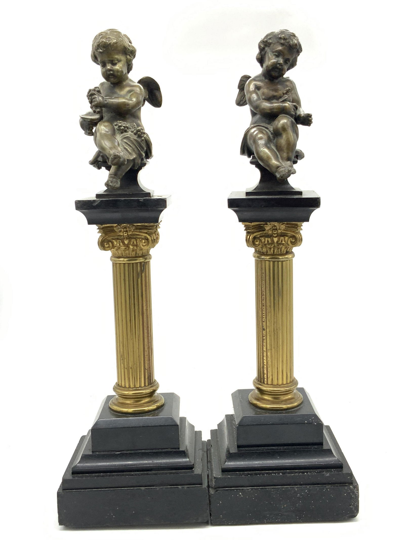 Vintage Metal Cherub Bookends (1 of 11)