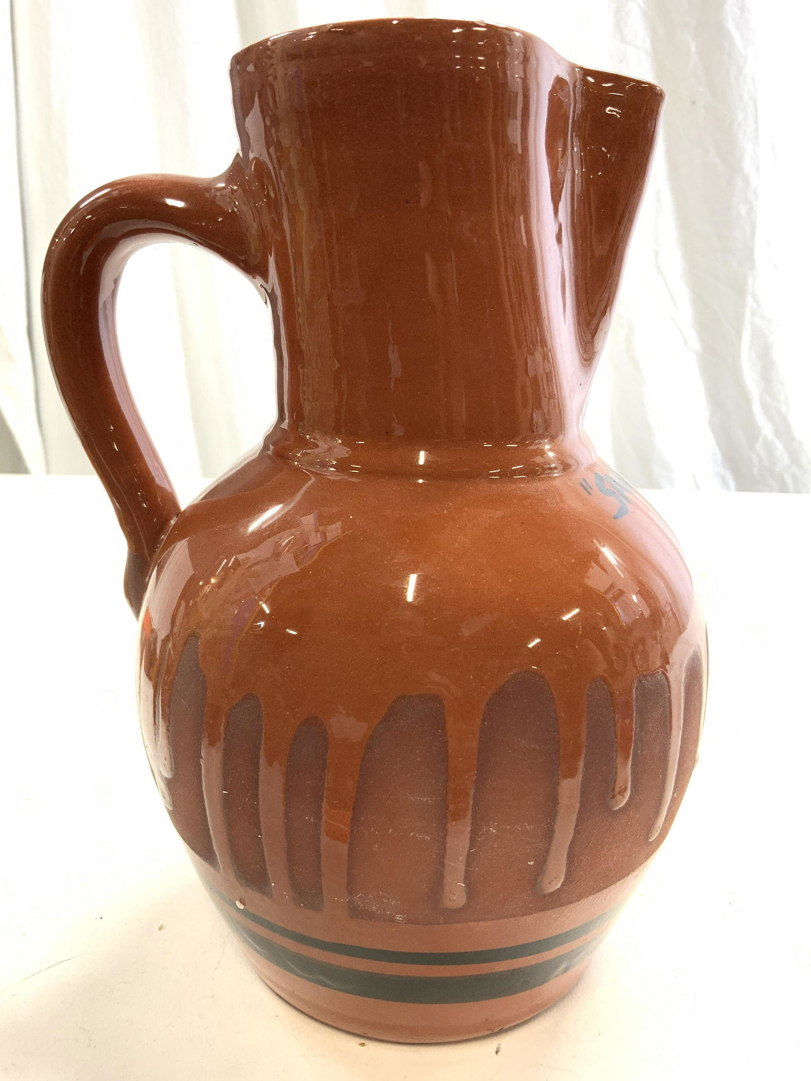 Vintage Ceramic Pitcher Marked SANGRIA (1 of 8)