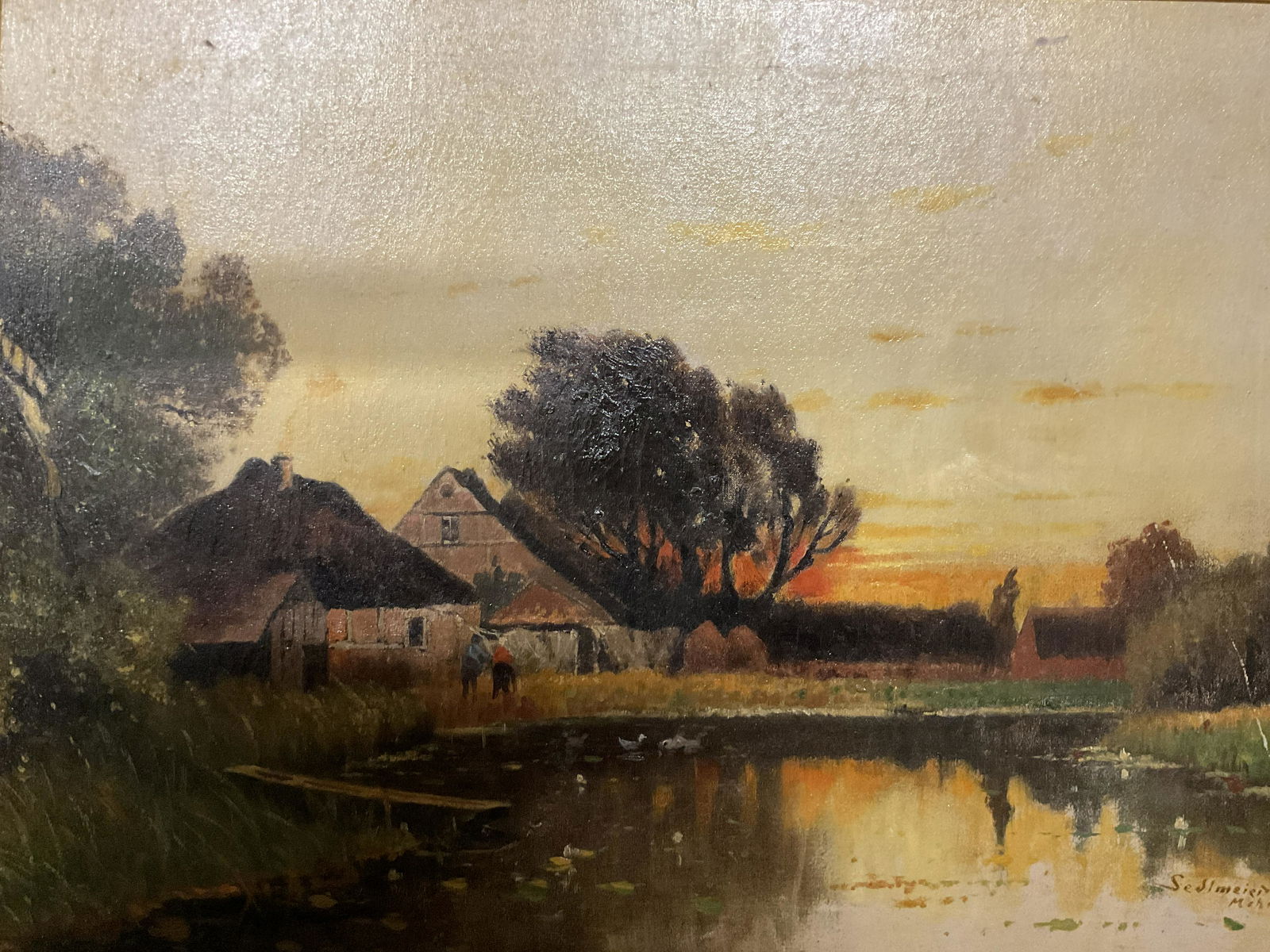 JOSEF SEDLMEIER Signed Oil Painting (1 of 10)