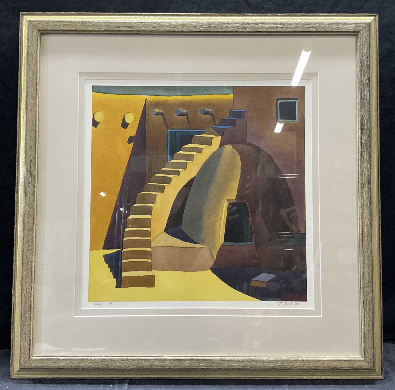 TOM GAVITT Signed Watercolor Painting 1998 (1 of 8)